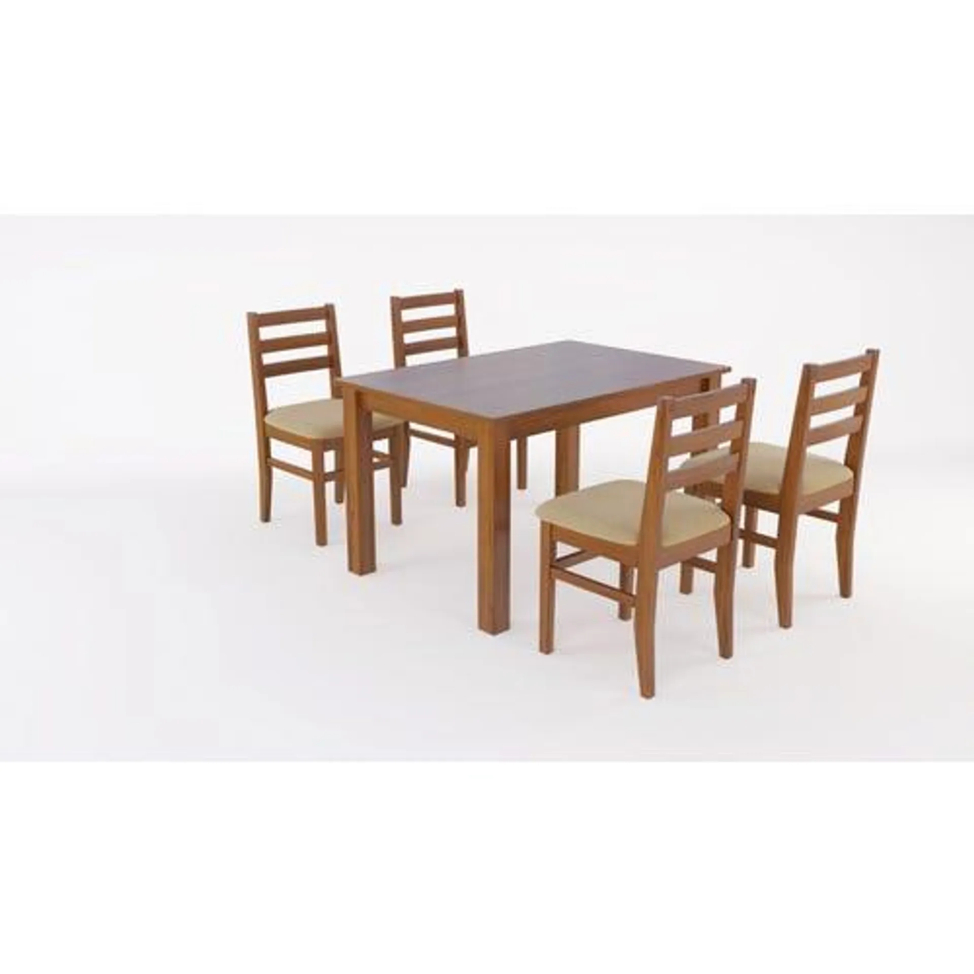 Juego de comedor Atlantico Inmacol mesa + 4 sillas miel