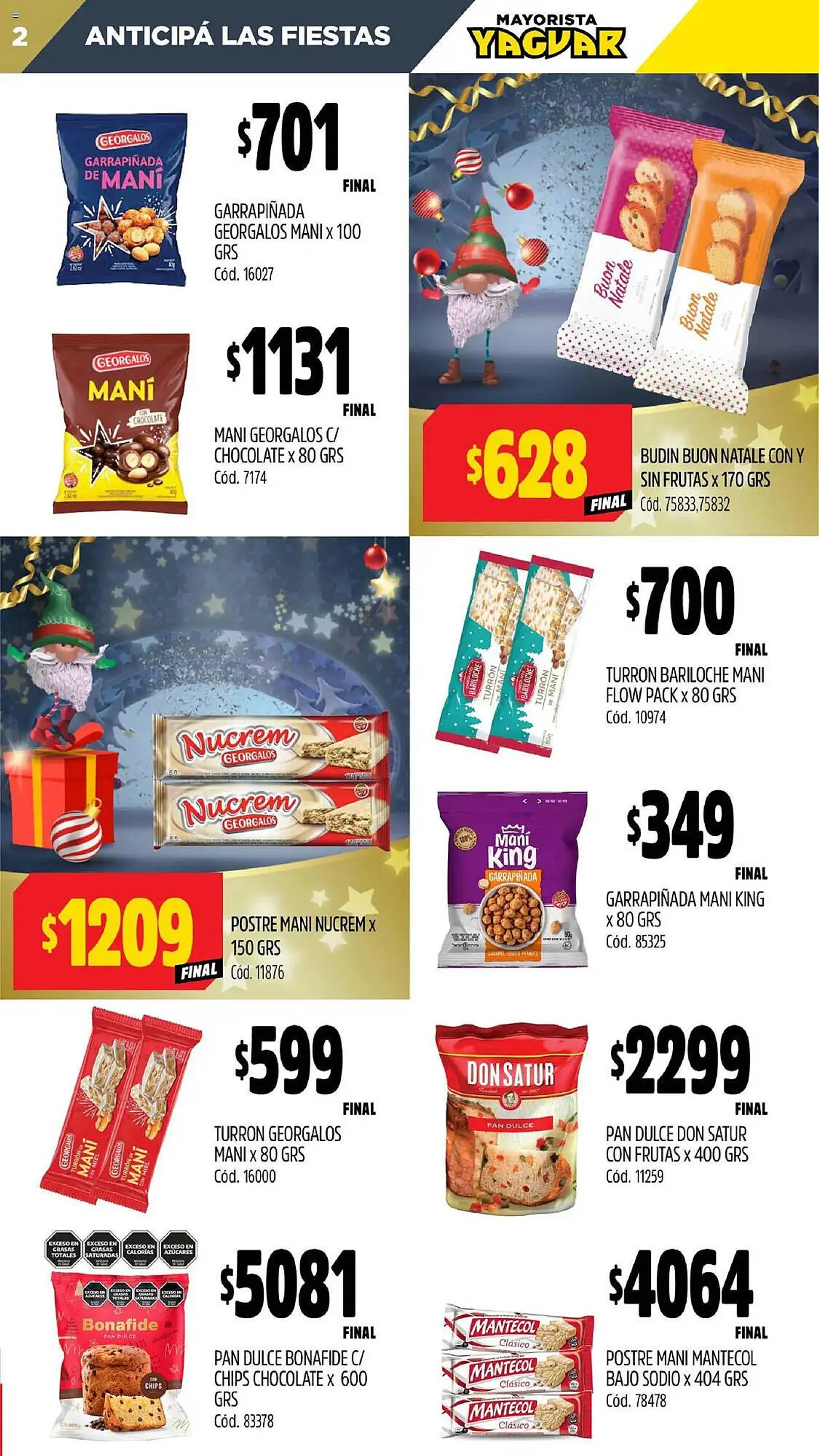 Ofertas de Catálogo Supermercados Yaguar 25 de noviembre al 1 de diciembre 2024 - Página 2 del catálogo