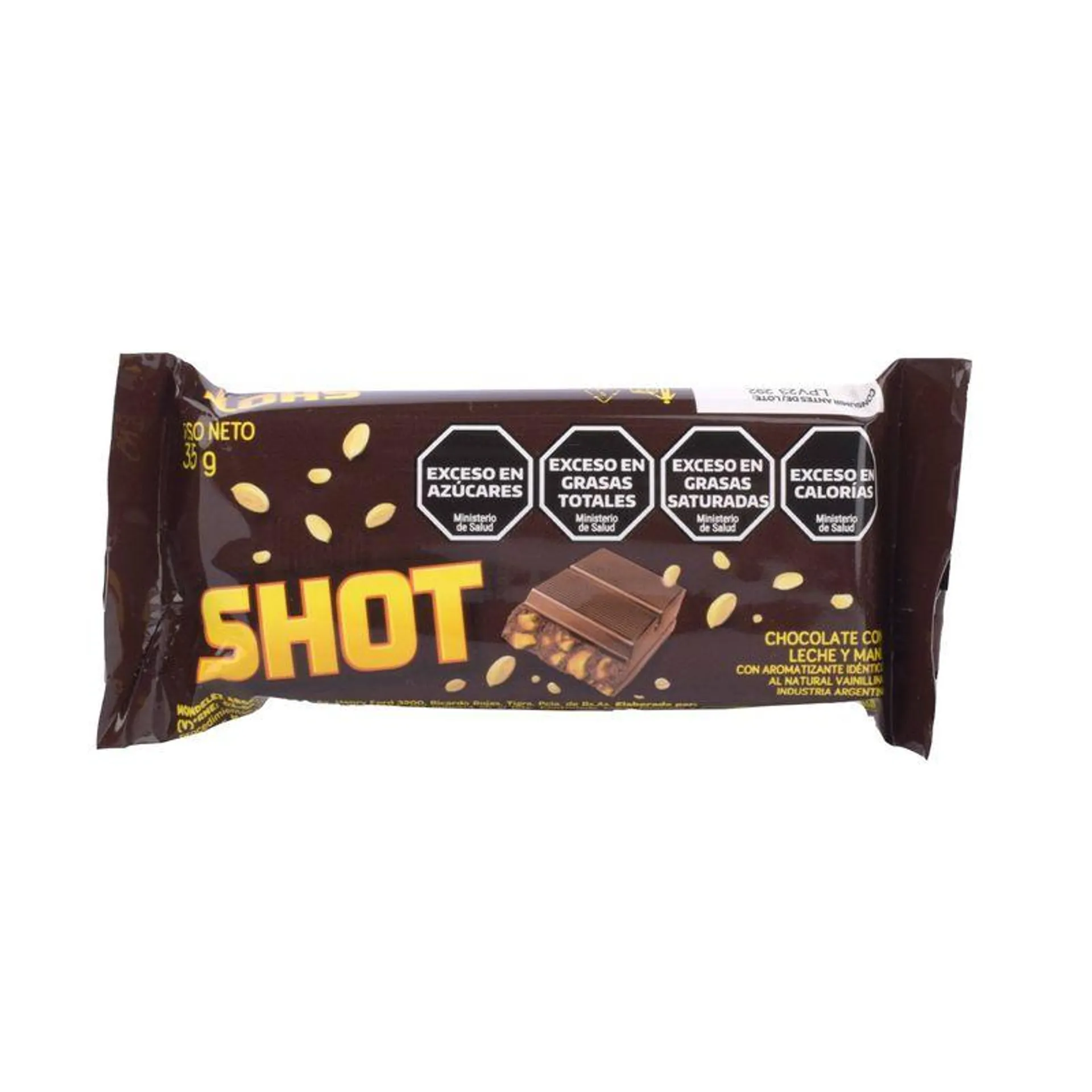 Chocolate Shot con Maní 35g