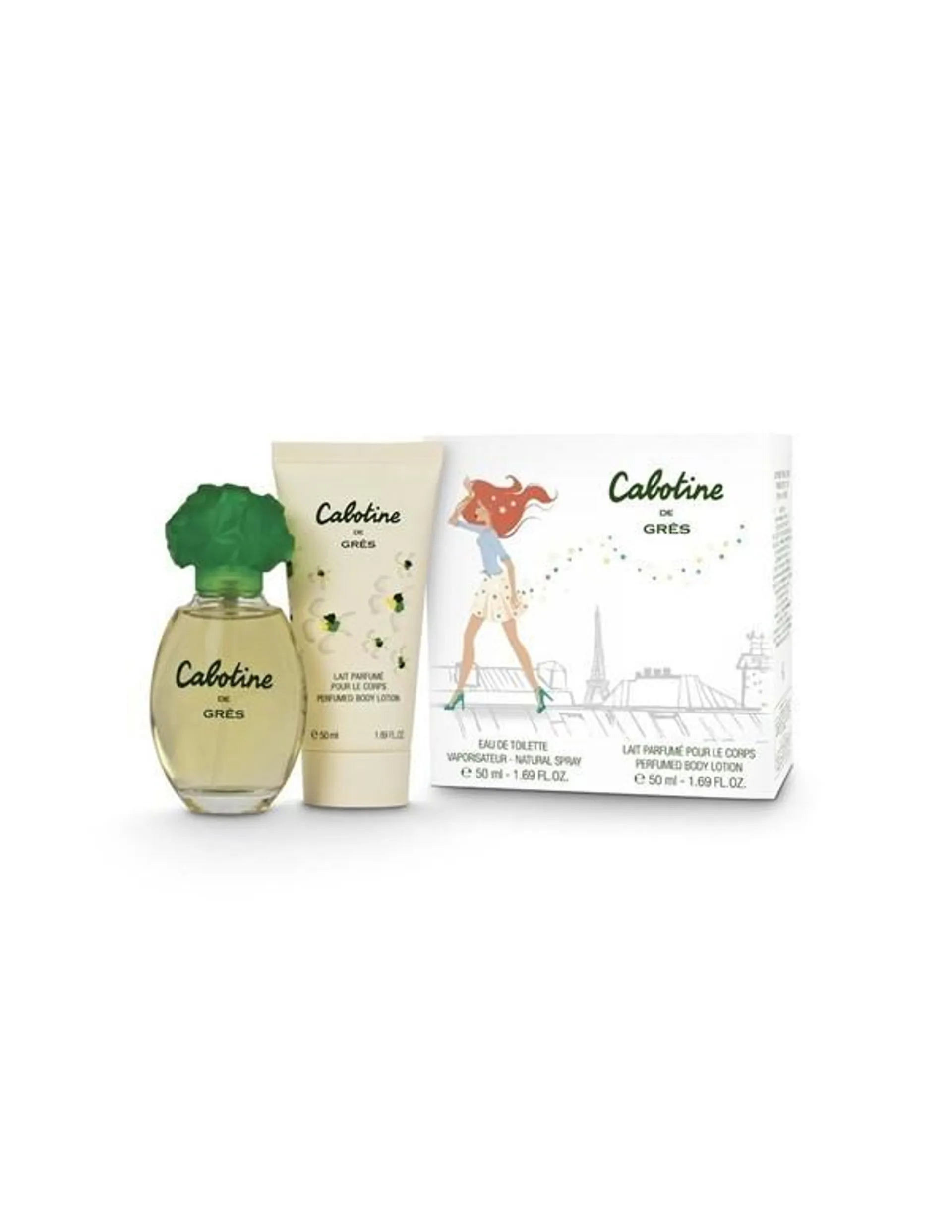 Cabotine Set Lovely (Edt 50 ml + Body Lotion 50 ml) Estuches