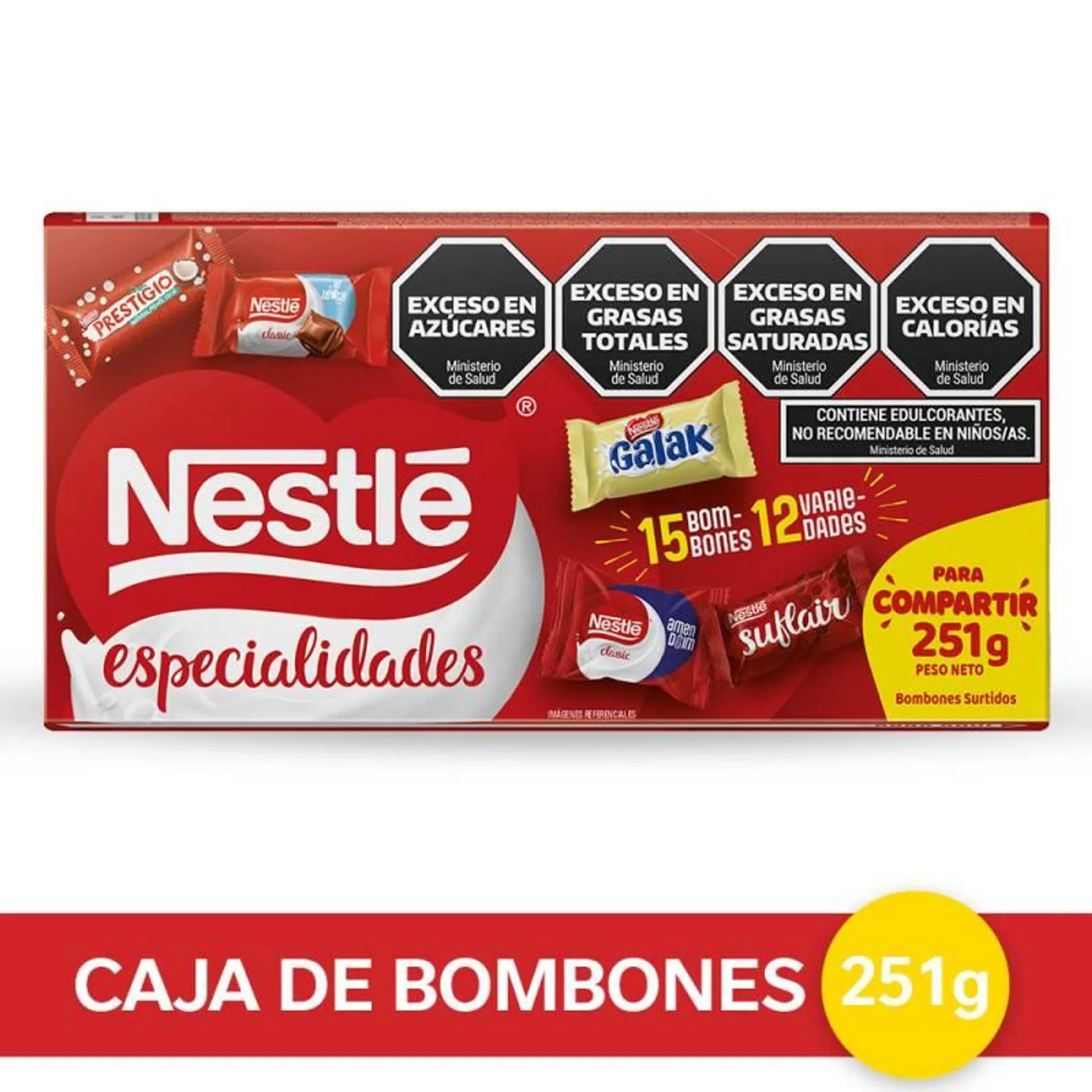 Nestlé Bombones Especialidades Caja x 251g