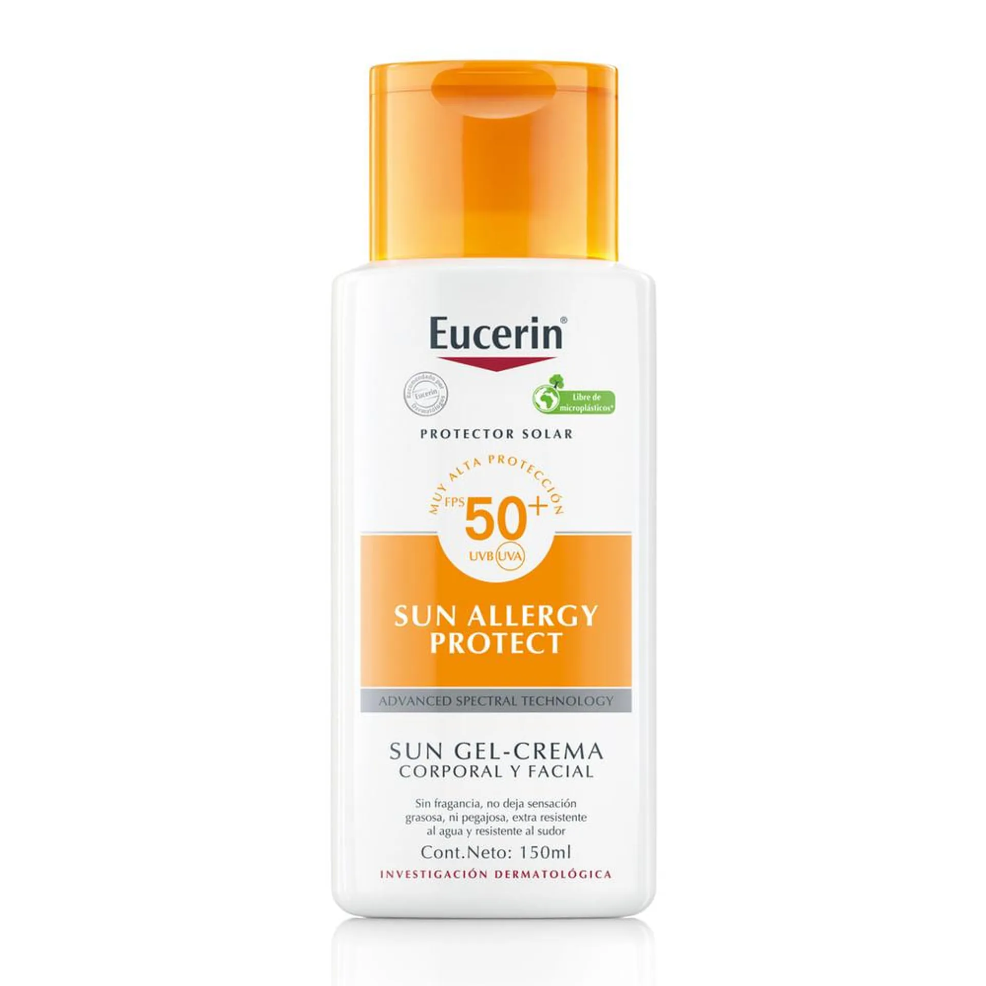 Protector Solar Facial y Corporal en Crema Eucerin Allergy Protect Fps 50+ x 150 ml