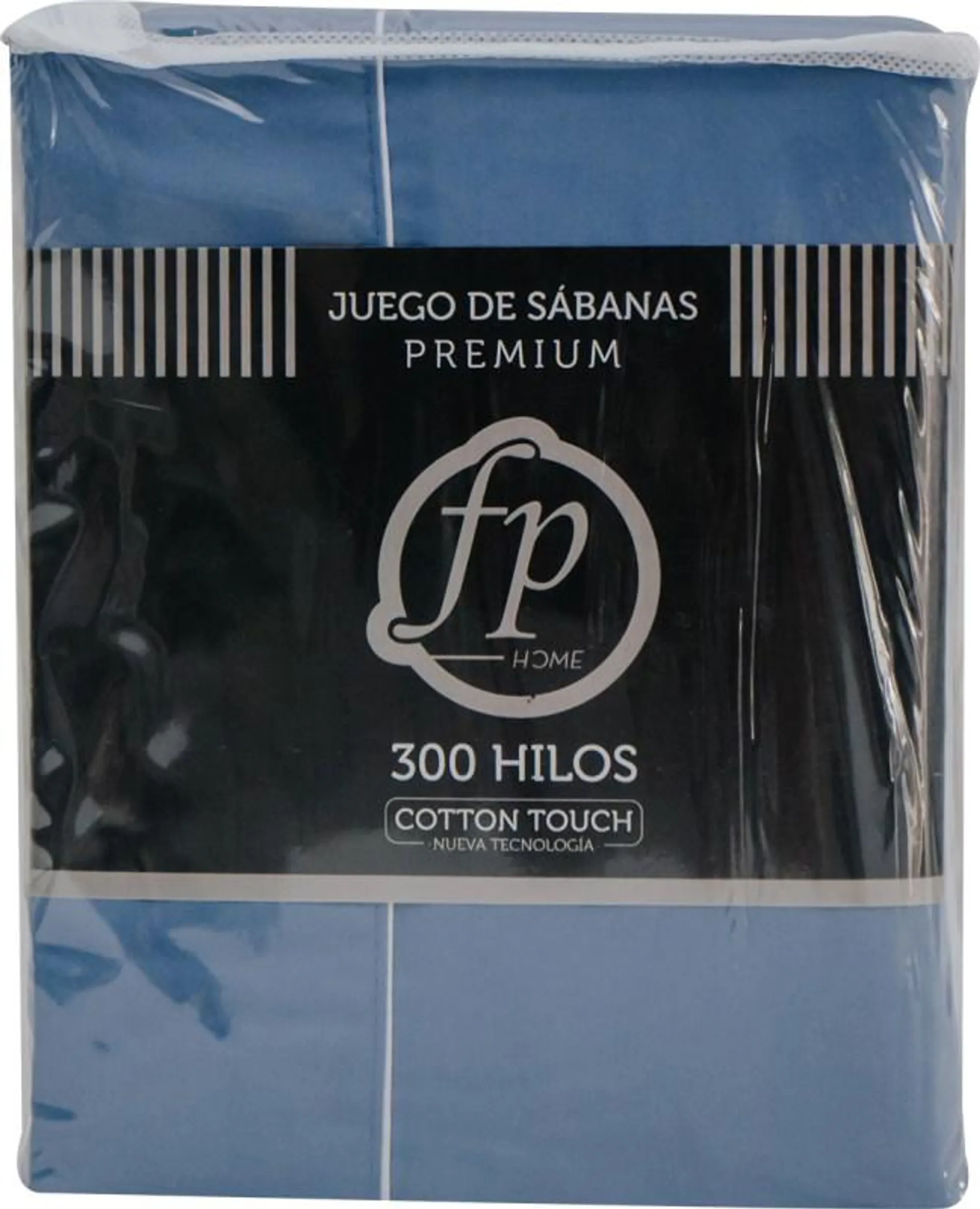 Juego De Sabanas Premium 2 1/2 Plazas Azulino - FP HOME