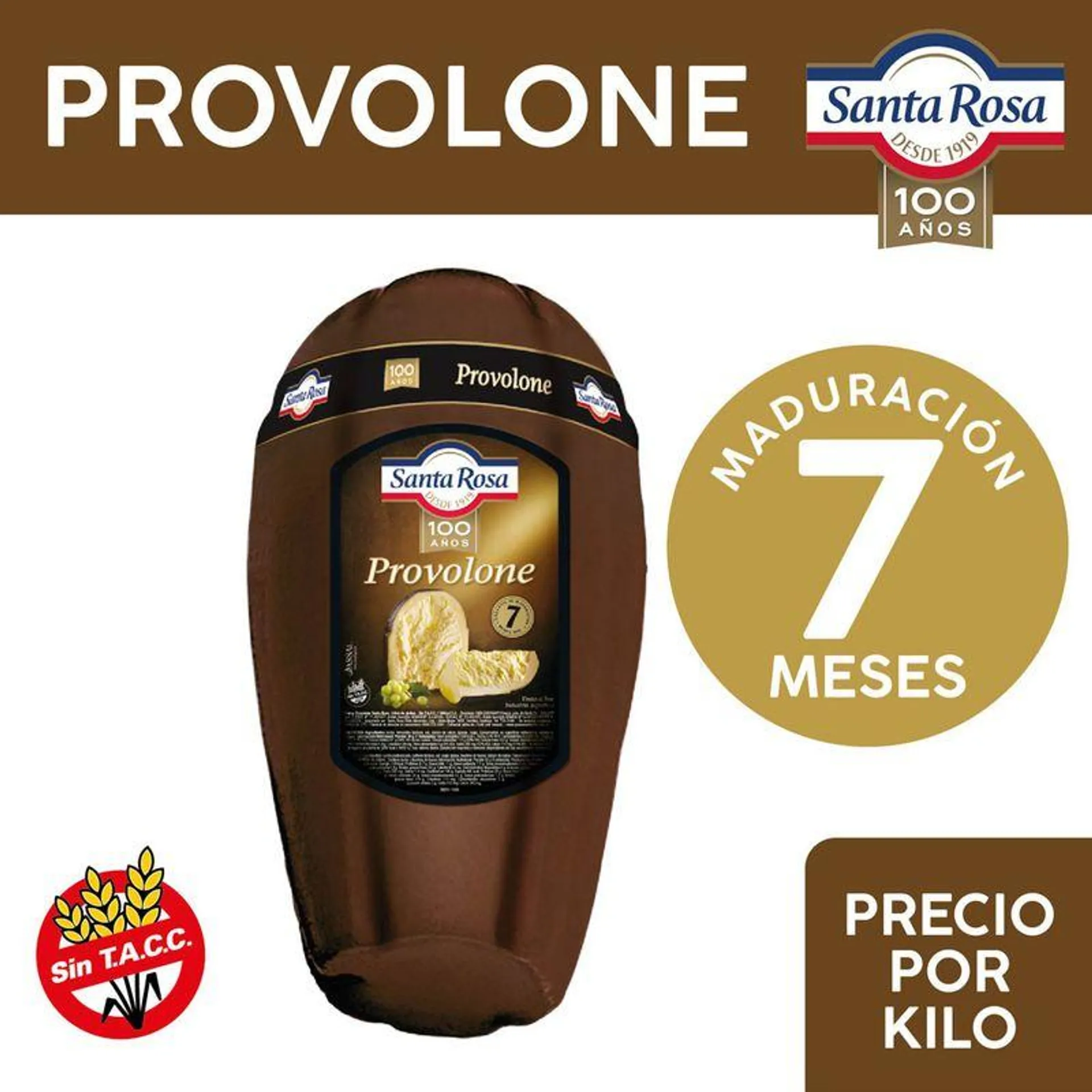 Queso Provolone Santa Rosa Horma 1 Kg