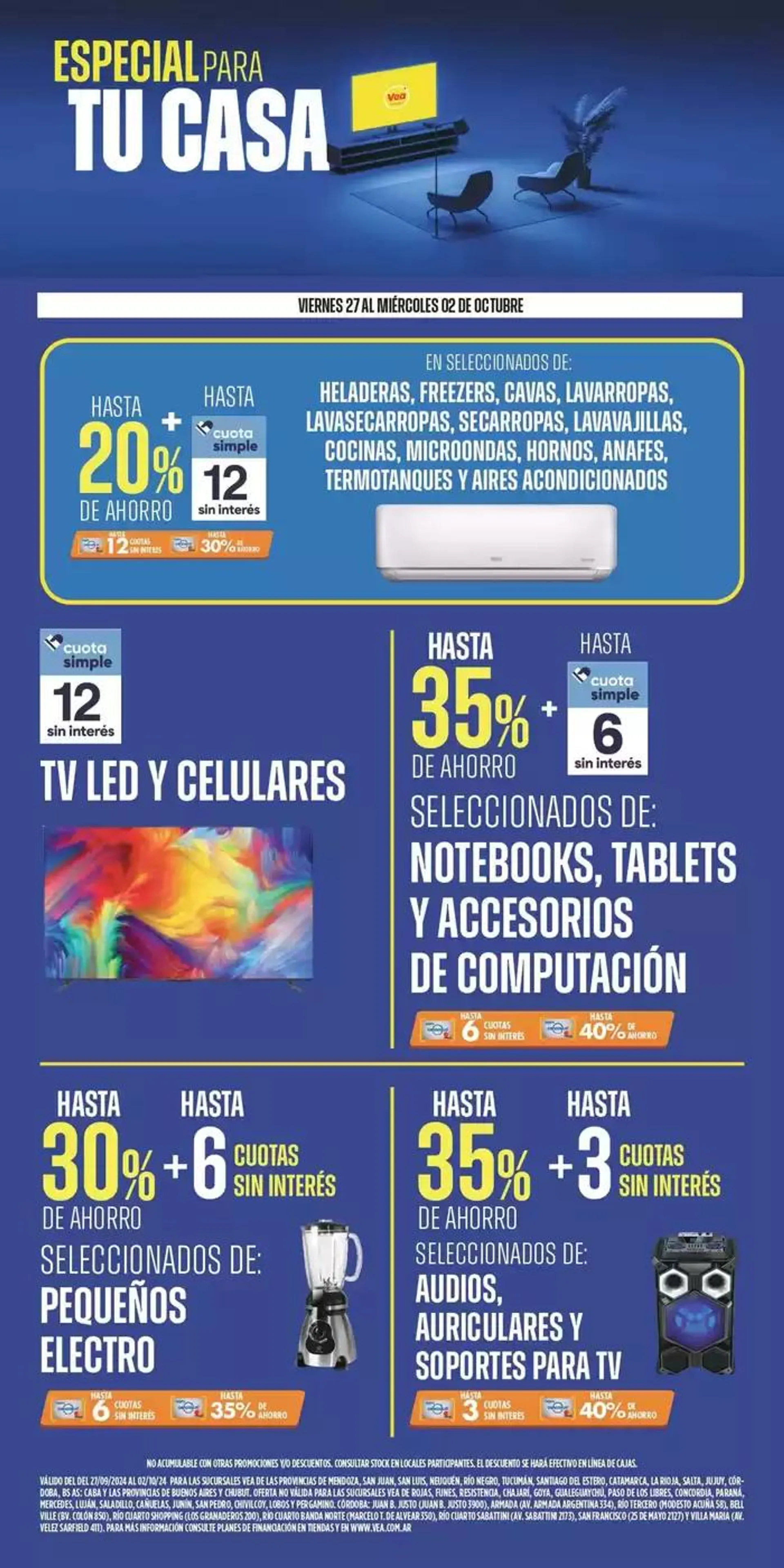 Ofertas de Ofertas Supermercados Vea 13 de septiembre al 3 de octubre 2024 - Página 4 del catálogo