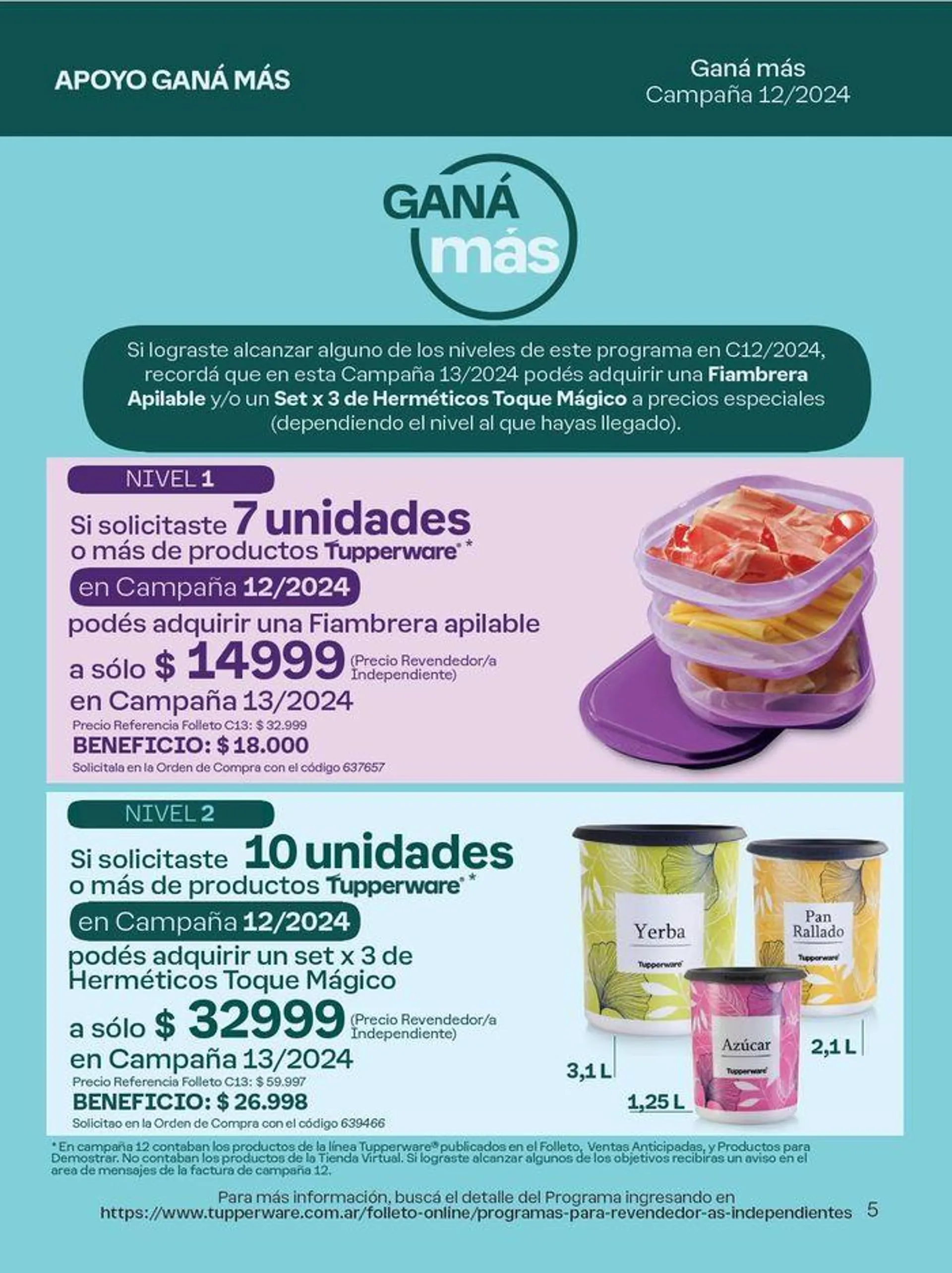 Destacados de la Campaña 13 Tupperware - 20