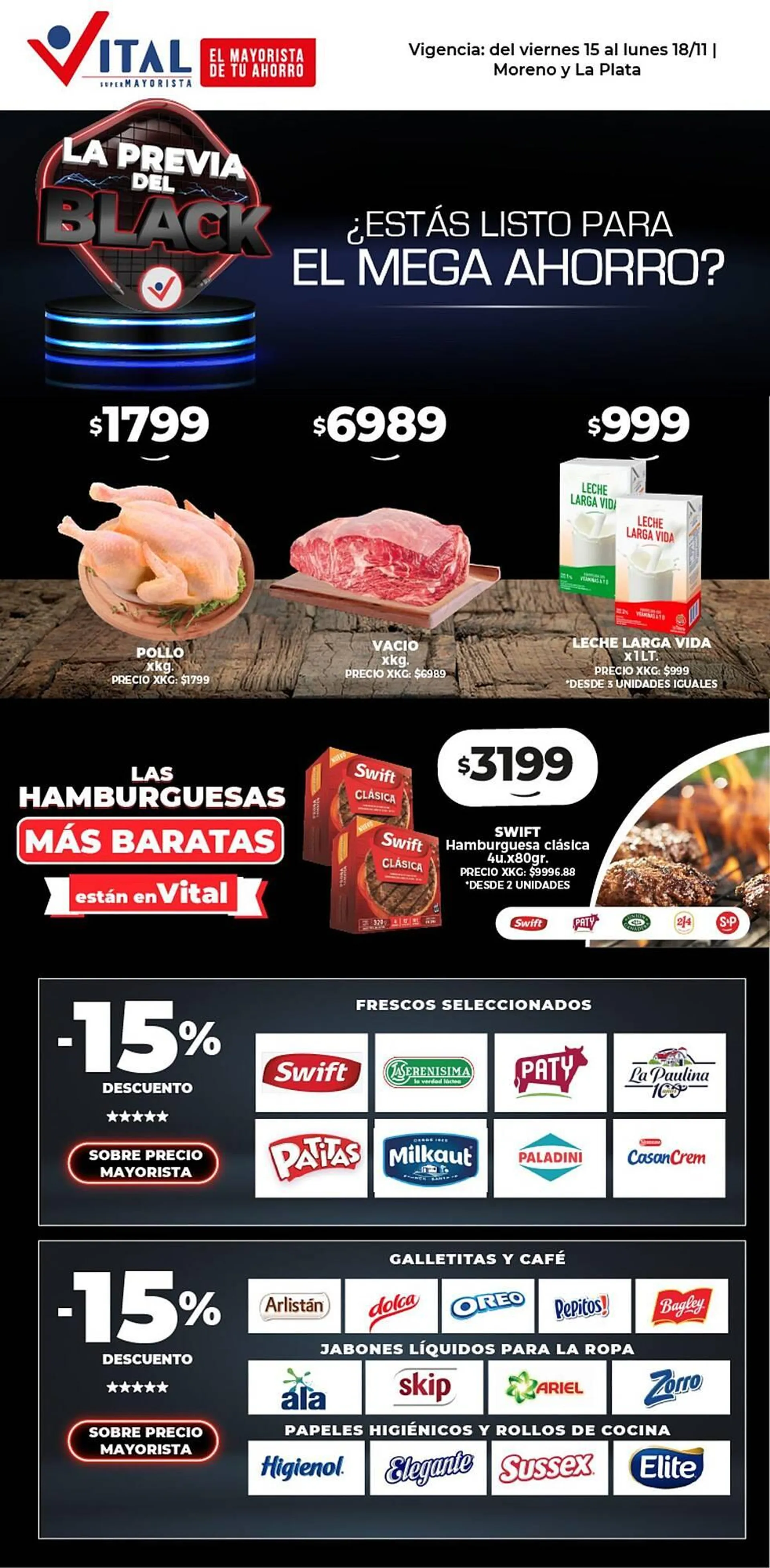 Ofertas de Catálogo Supermayorista Vital 16 de noviembre al 30 de noviembre 2024 - Página  del catálogo