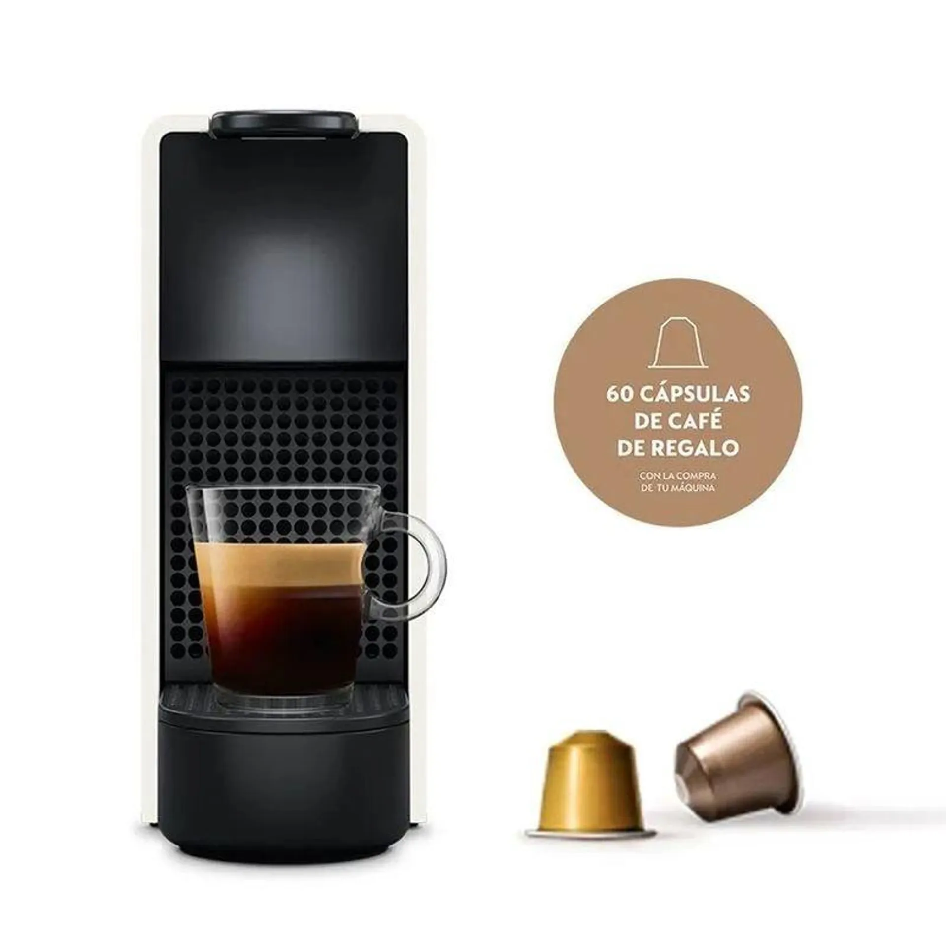 Cafetera Nespresso Essenza Mini White C30-Ar-Wh-Ne