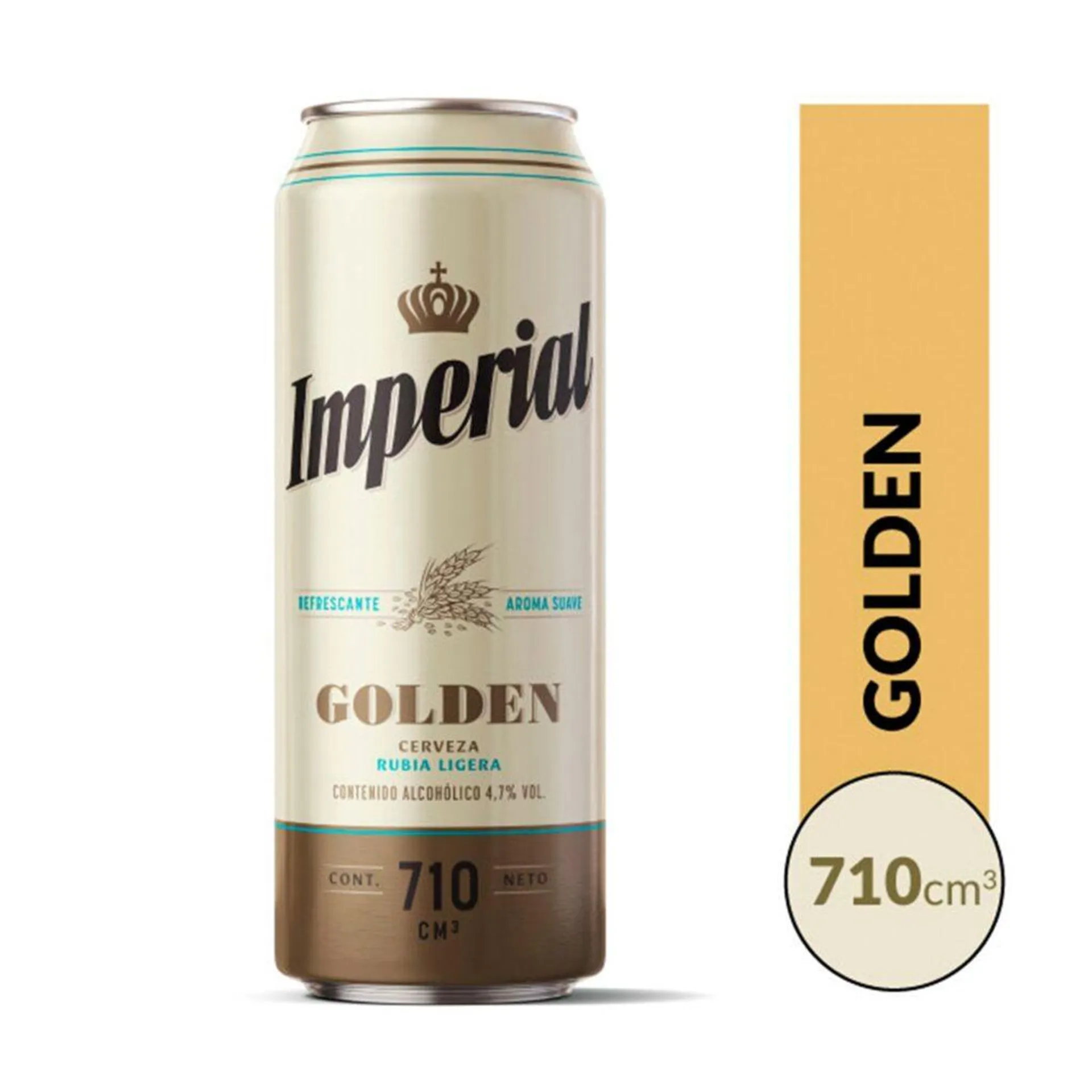 CERVEZA IMPERIAL GOLDEN LATA 710X