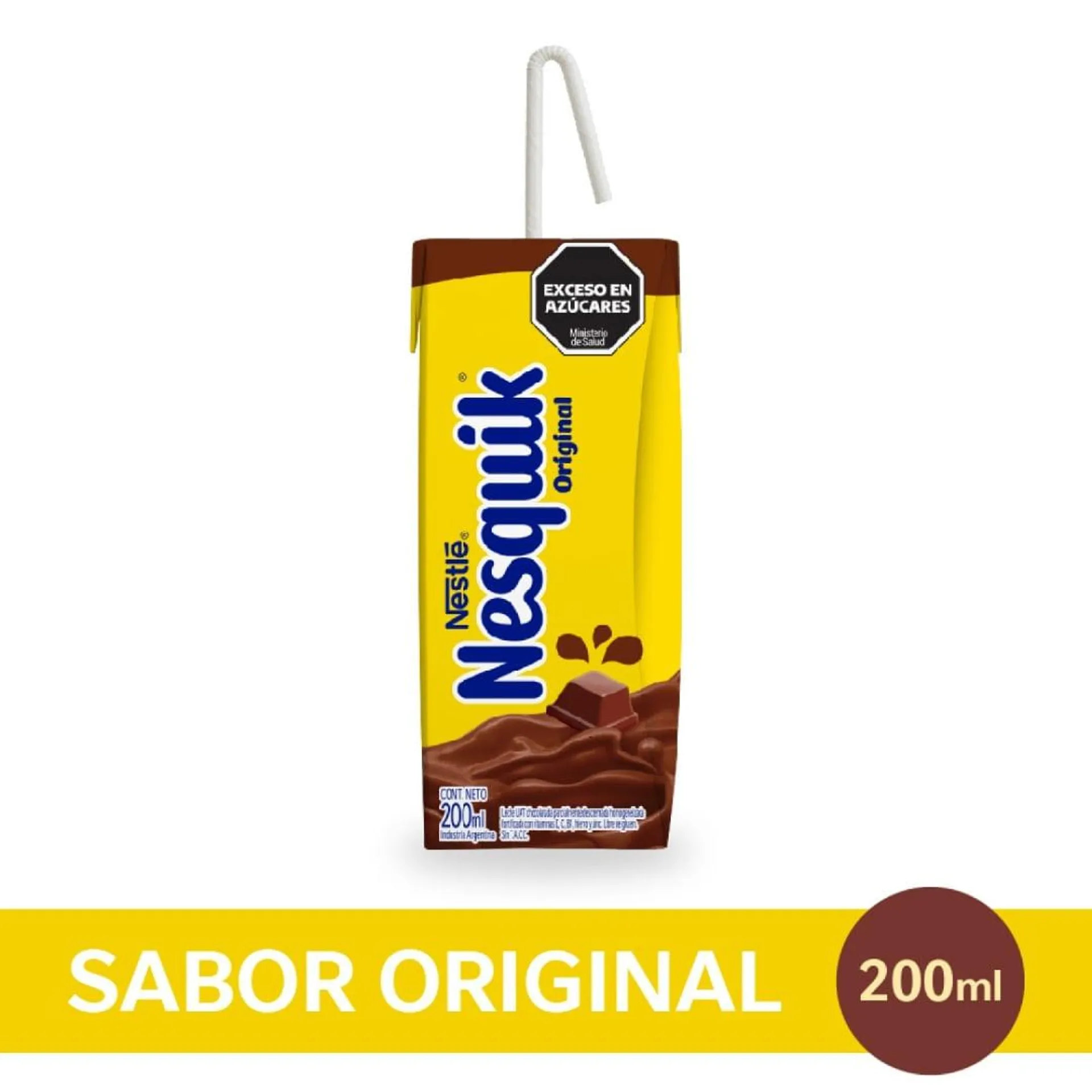 Original Chocolatada Listo para Tomar Nesquik x 200 Ml.