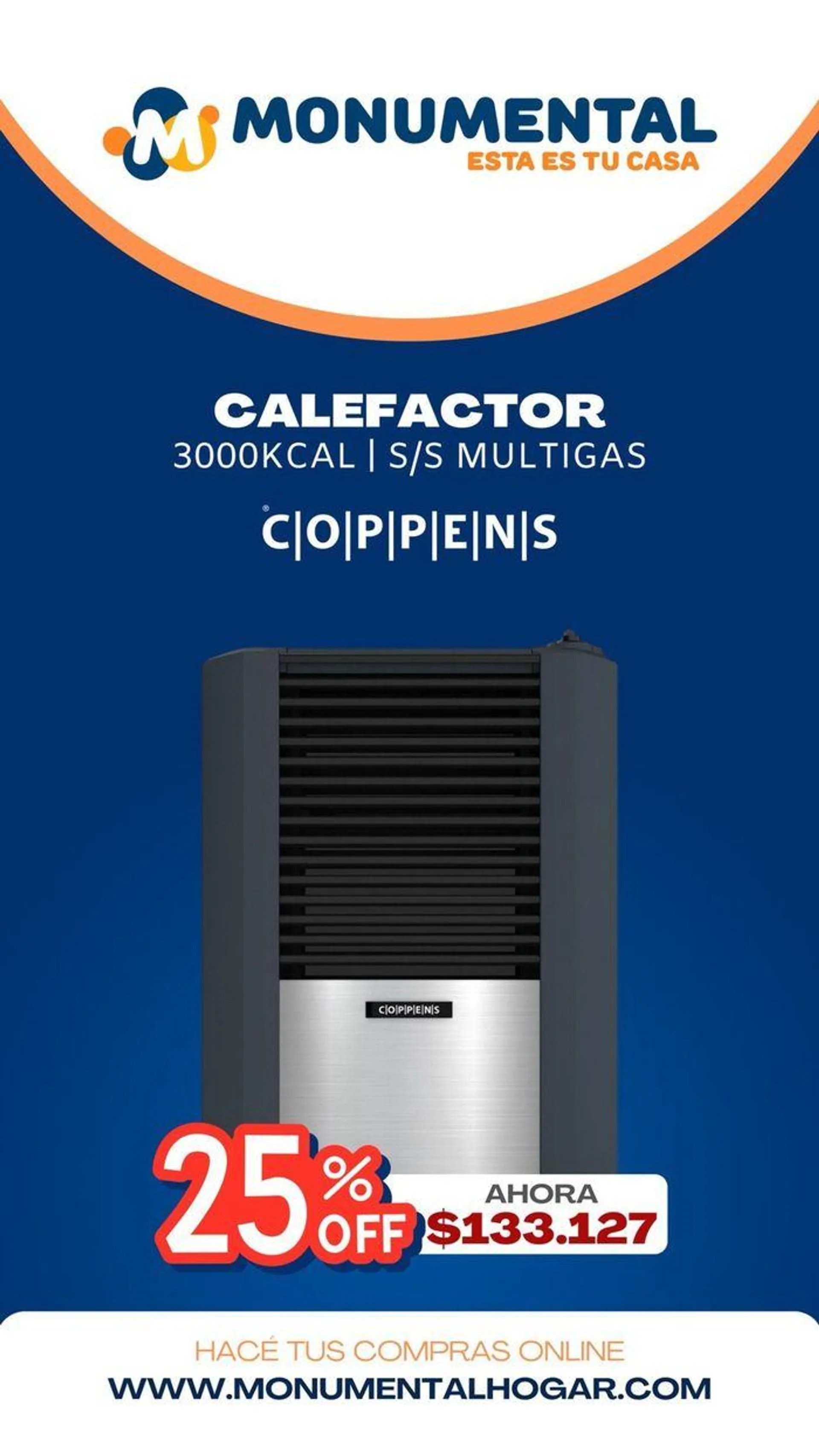 Ofertas de Aprovechá las Ofertas en calefacción 25% OFF 29 de julio al 4 de agosto 2024 - Página 2 del catálogo