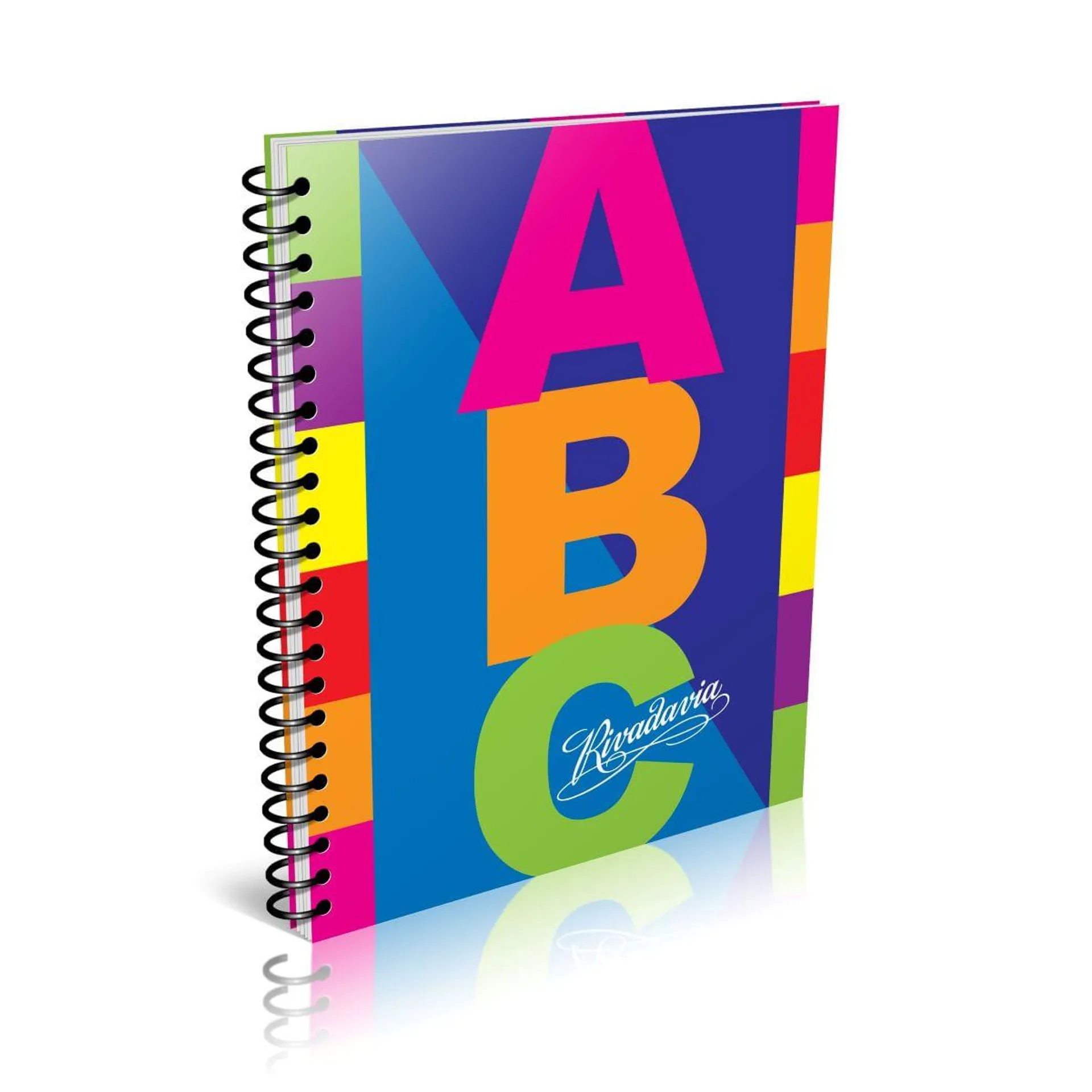 CUADERNO RIVADAVIA ABC RAYADO 100HOJAS CON ESPIRAL