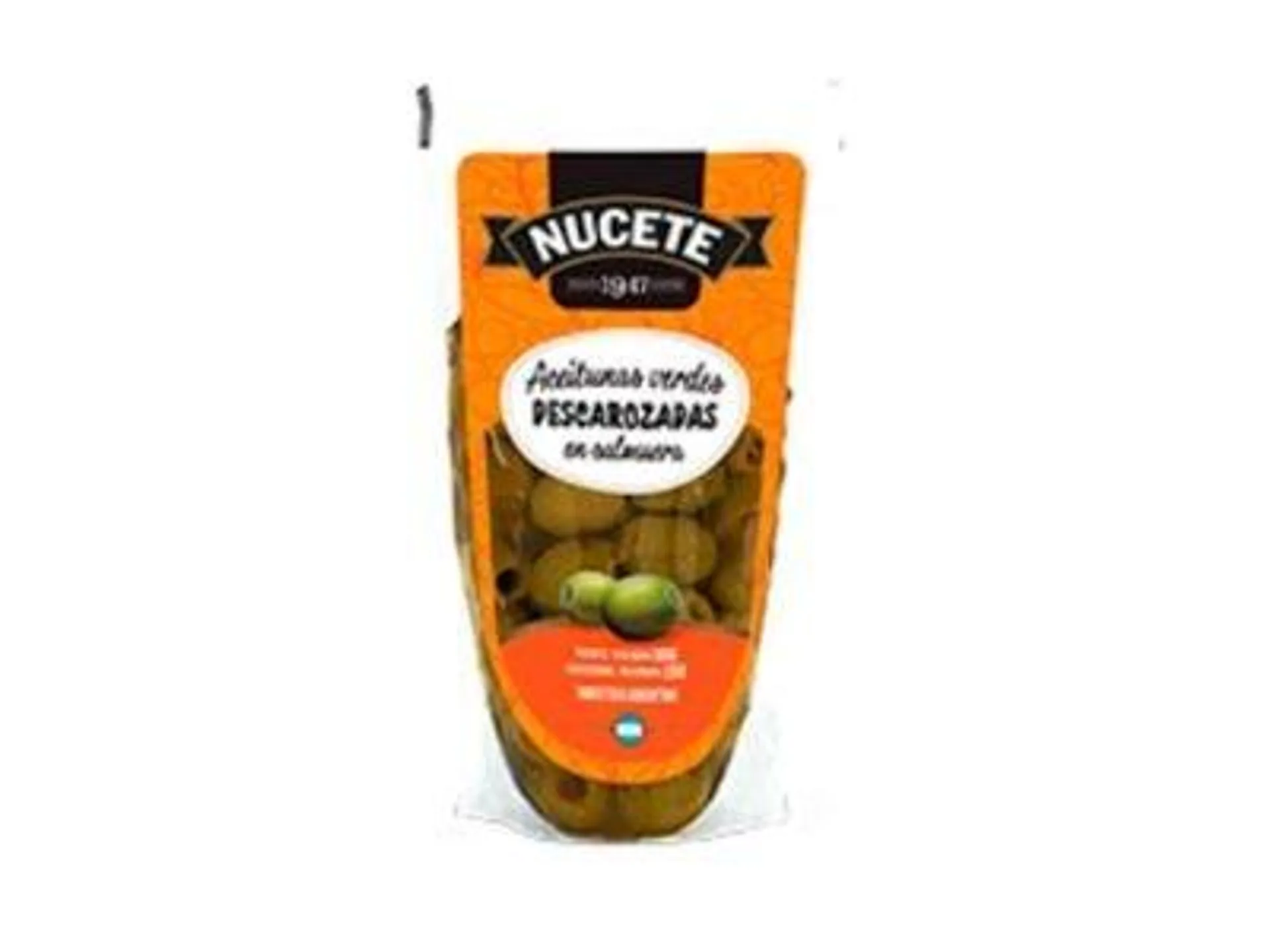 ACEITUNAS NUCETE VERDE DESCAROZADAS DOY PACK 150 GR