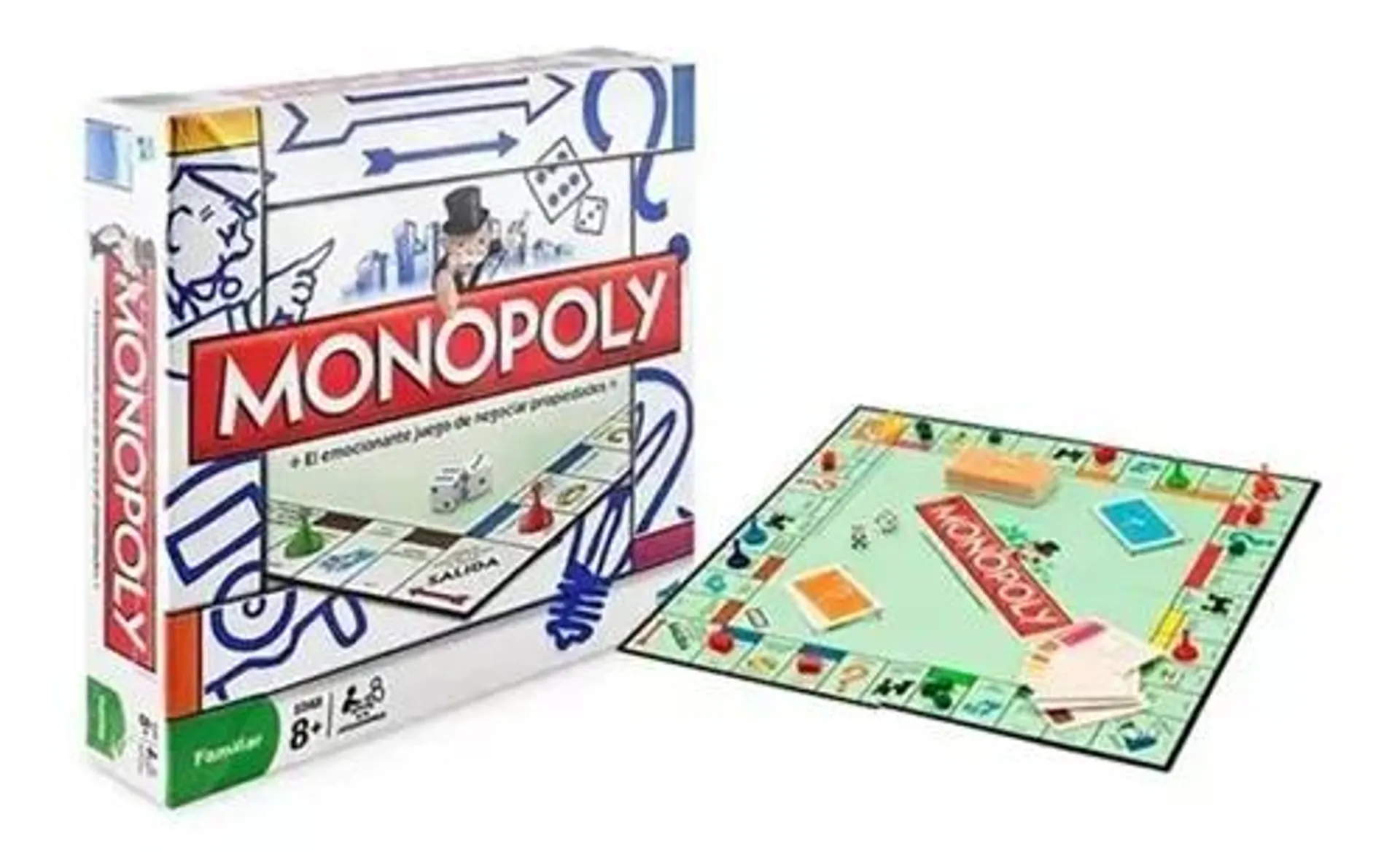 Monopoly Popular Familiar Hasbro Original Juego De Mesa