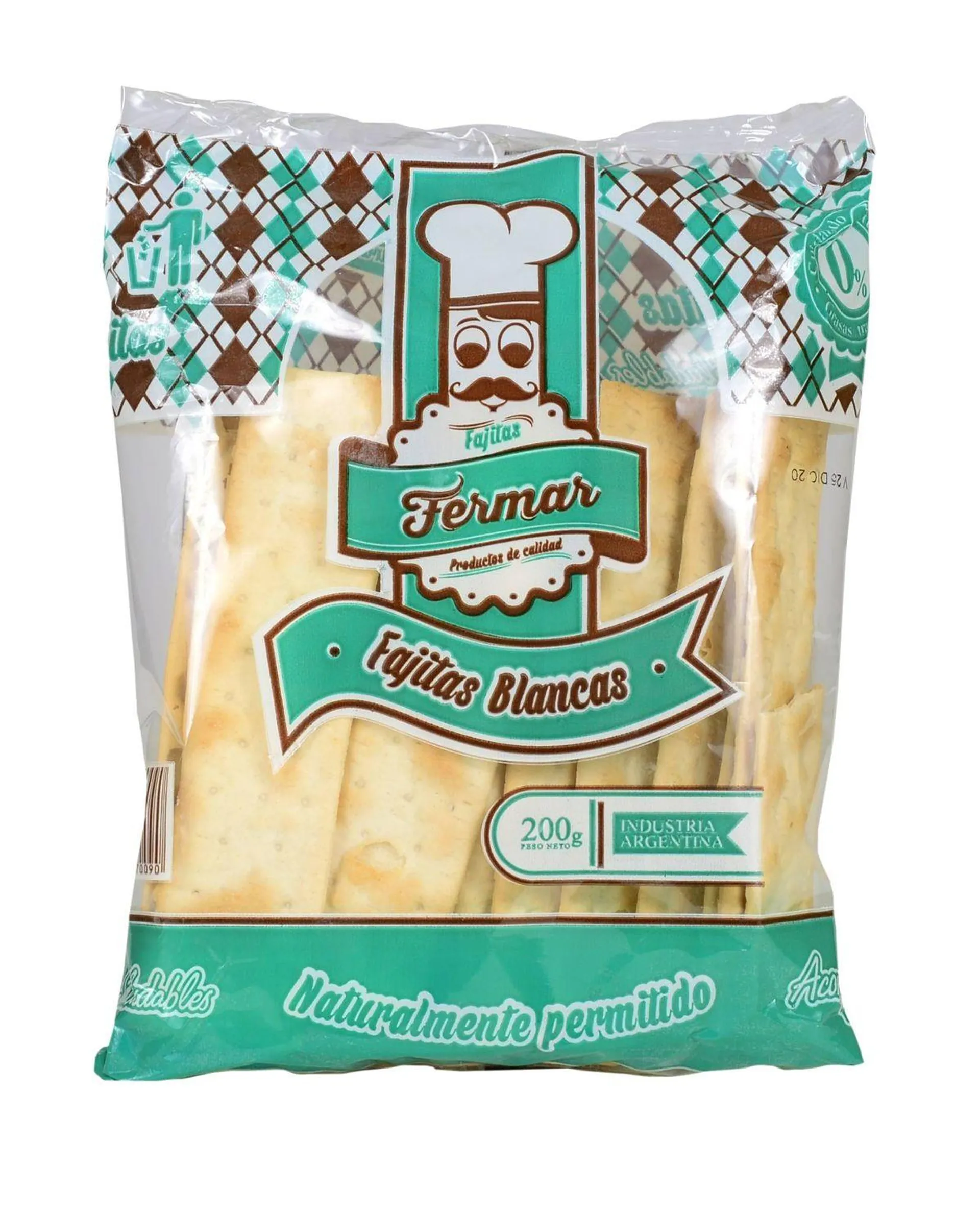 Fajitas Fermar Blancas 180G