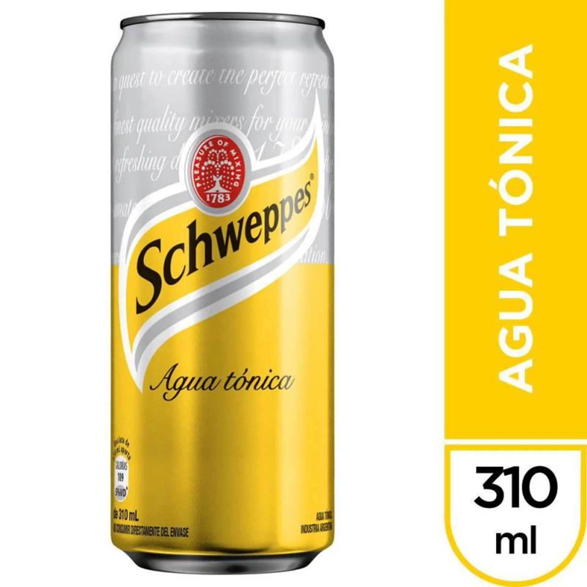 Gaseosa Tónica Schweppes Lata x 310 cc.