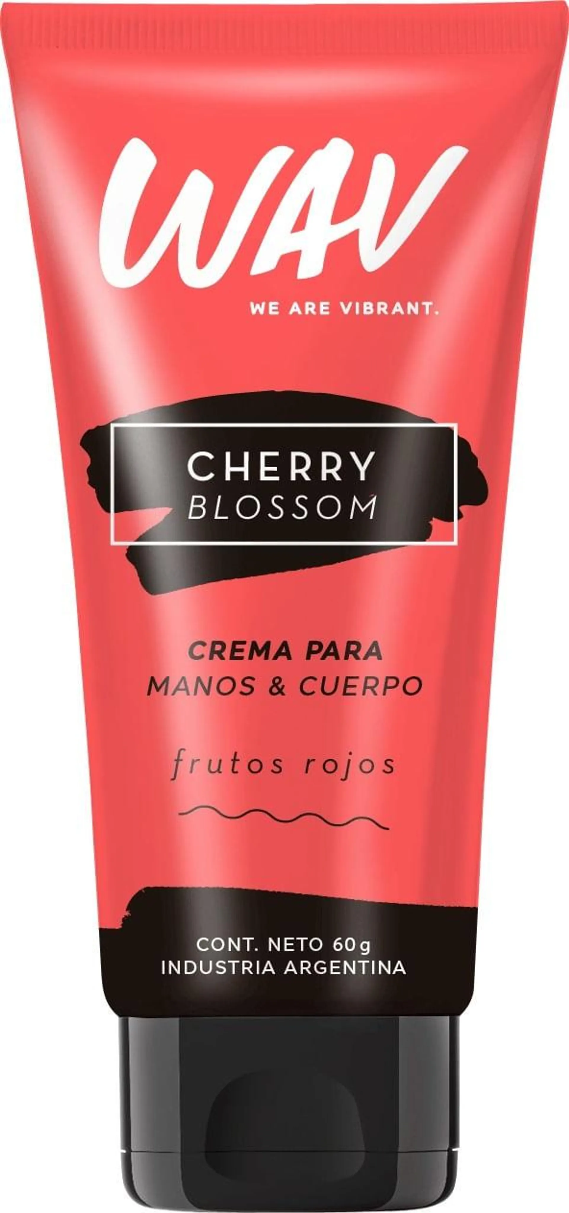 Crema para manos Wav Cherry Blossom Frutos Rojos x 60 gr