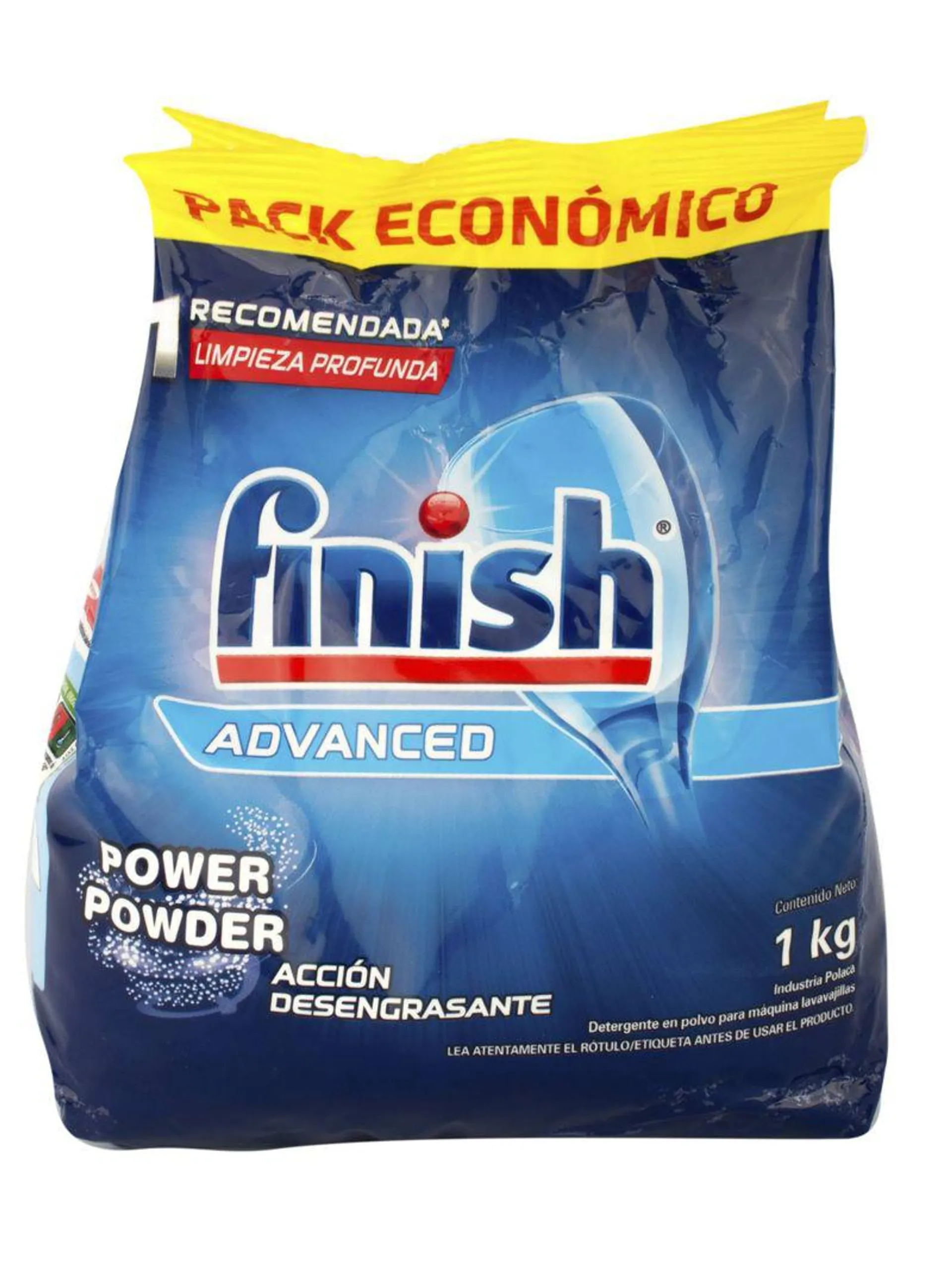 Detergente Finish Polvo p/Máquina DP 1kg