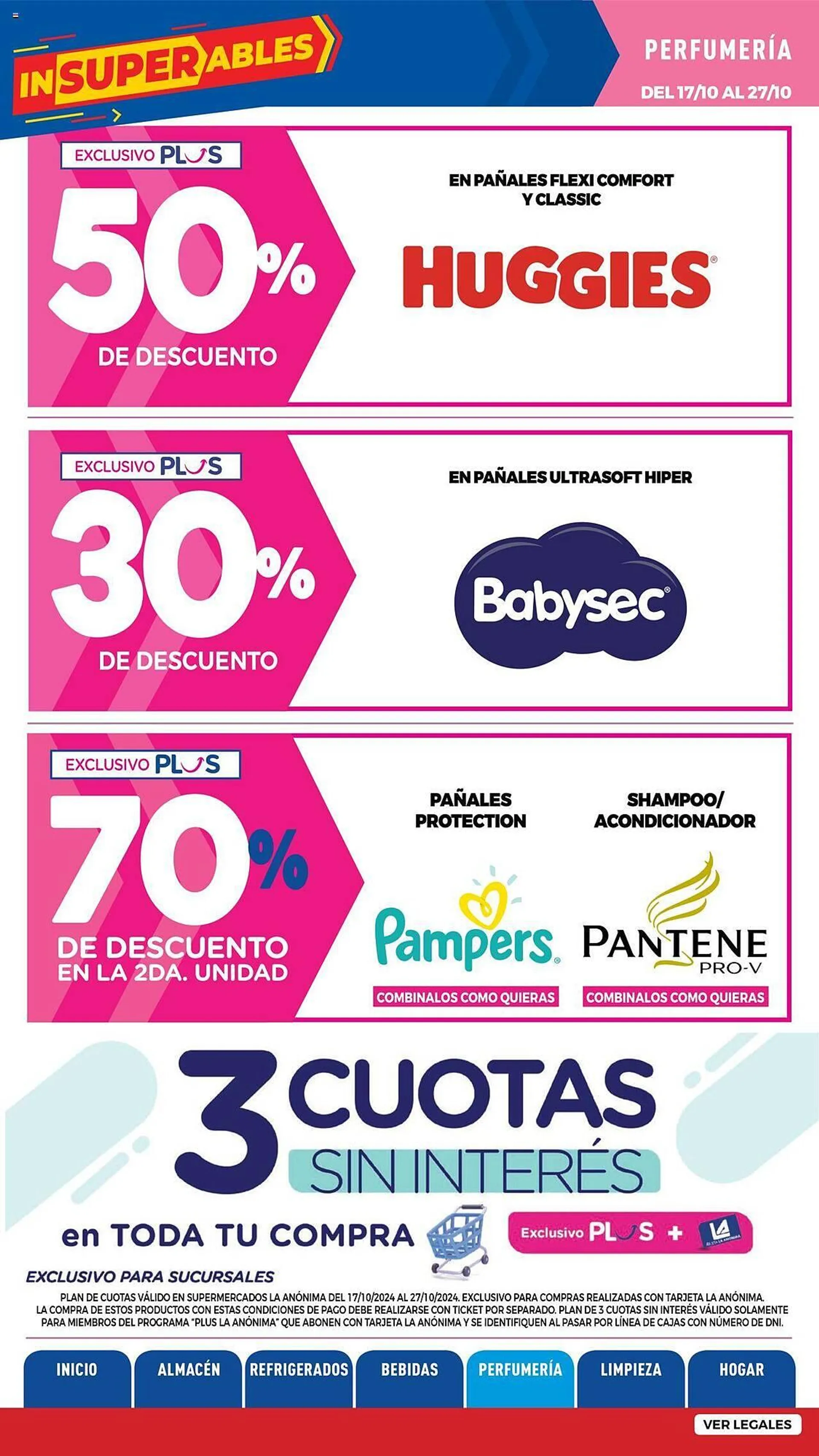 Ofertas de Catálogo La Anonima 17 de octubre al 27 de octubre 2024 - Página 24 del catálogo