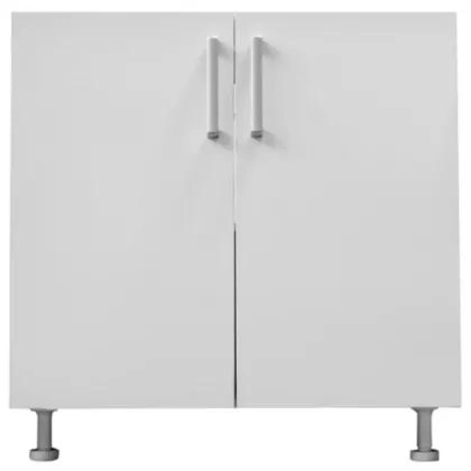 Bajo mesada 60 x 82.5 cm Lugano 2 puertas blanco canto PVC