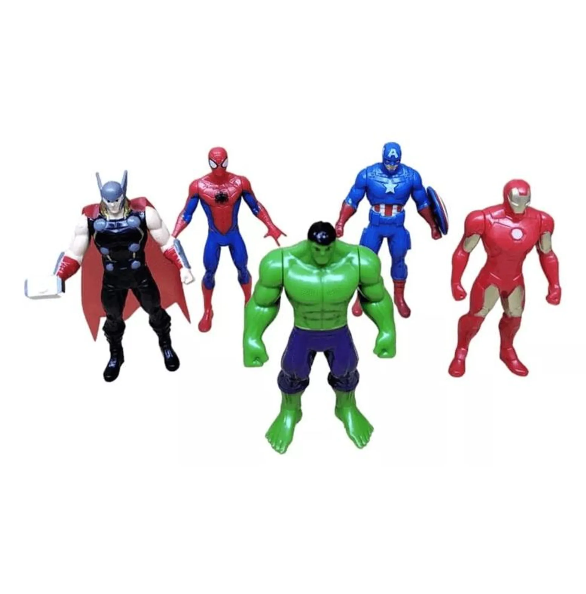 Figuras de acción Avengers x5 10cm