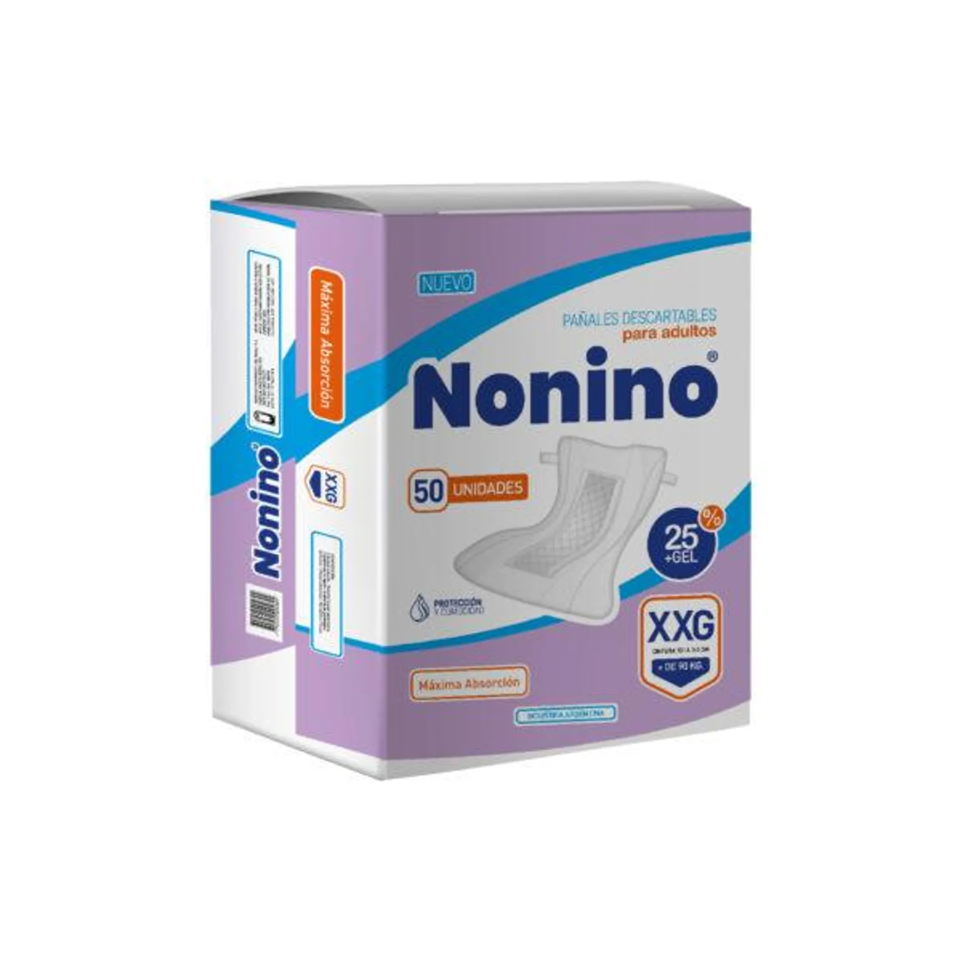 Pañales Nonino Clasicos Unisex Xxg X50 Unid