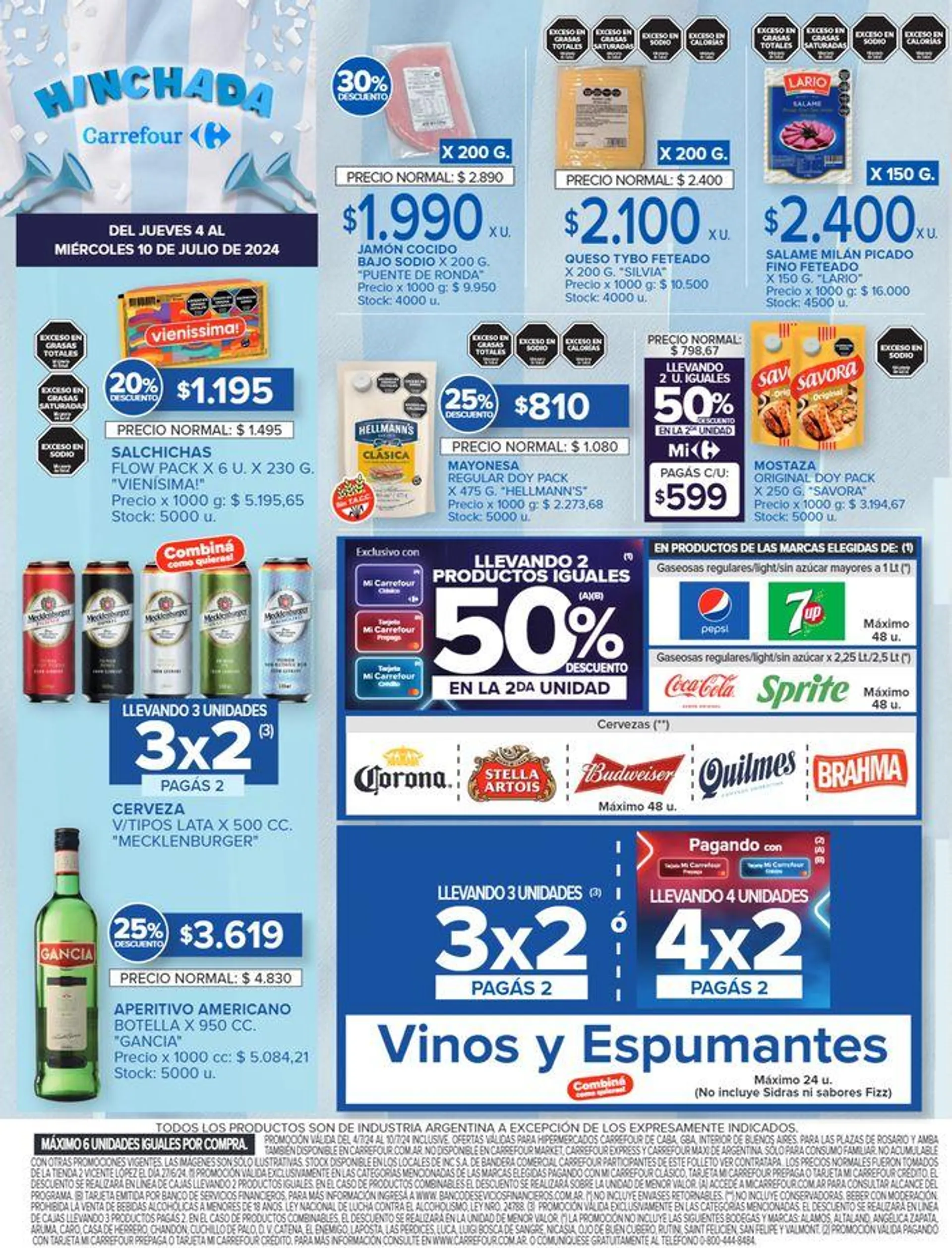 Ofertas de Catálogo Ahorro Gigante Hiper BS AS 4 de julio al 10 de julio 2024 - Página 12 del catálogo