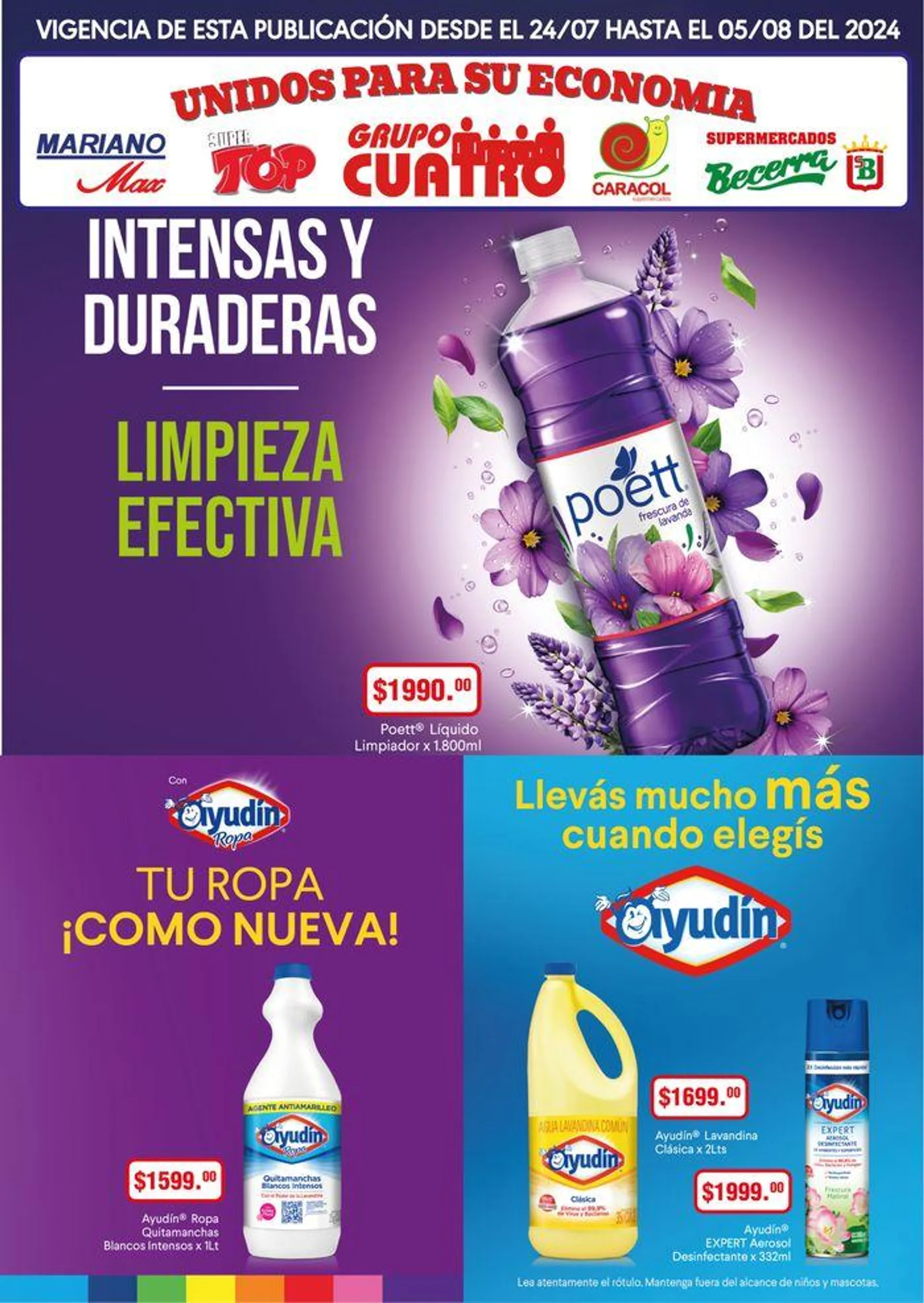 Ofertas de Catálogo Supermercados Caracol 24 de julio al 5 de agosto 2024 - Página 9 del catálogo