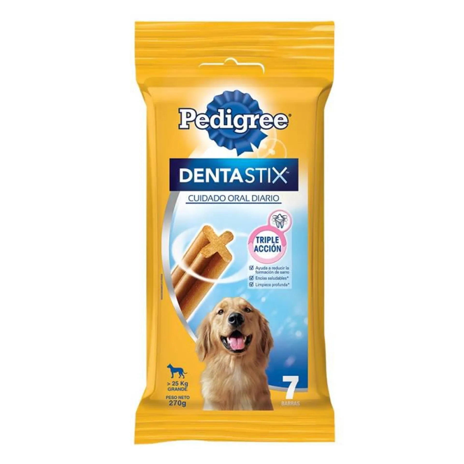 Palito Saludable Dentastix Raza Grande Pedigree x 7 Un.