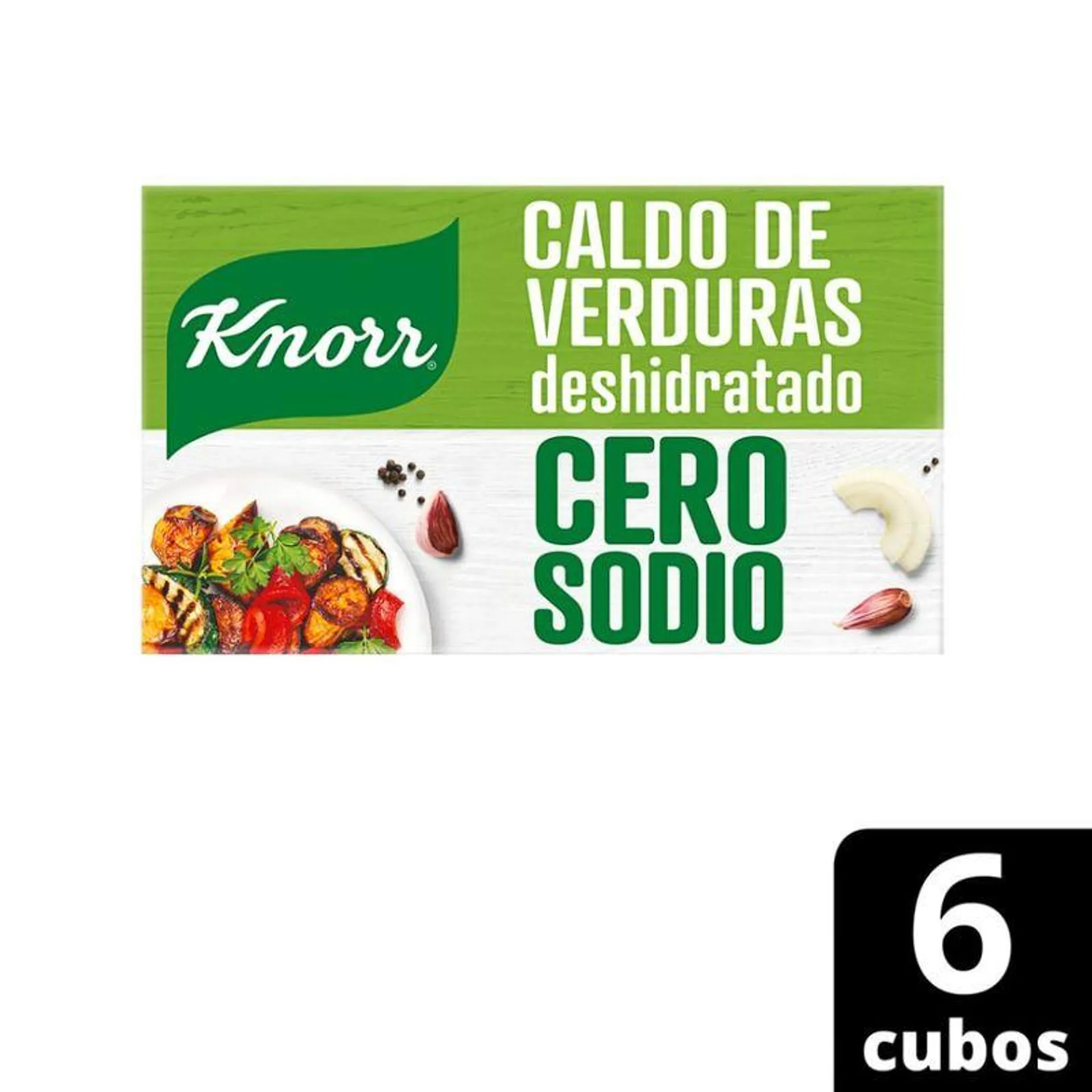 Caldo Verdura Cero Sodio 6 Ud Knorr 48 Gr.