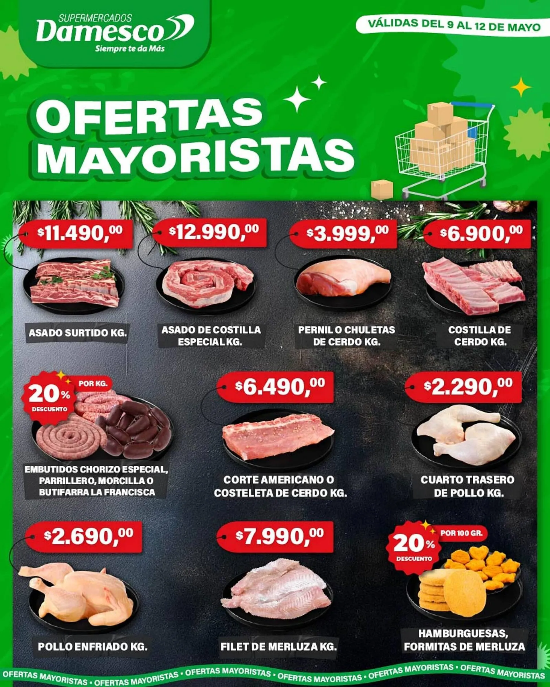 Ofertas de Catálogo Supermercados Damesco 9 de mayo al 12 de mayo 2025 - Página 1 del catálogo