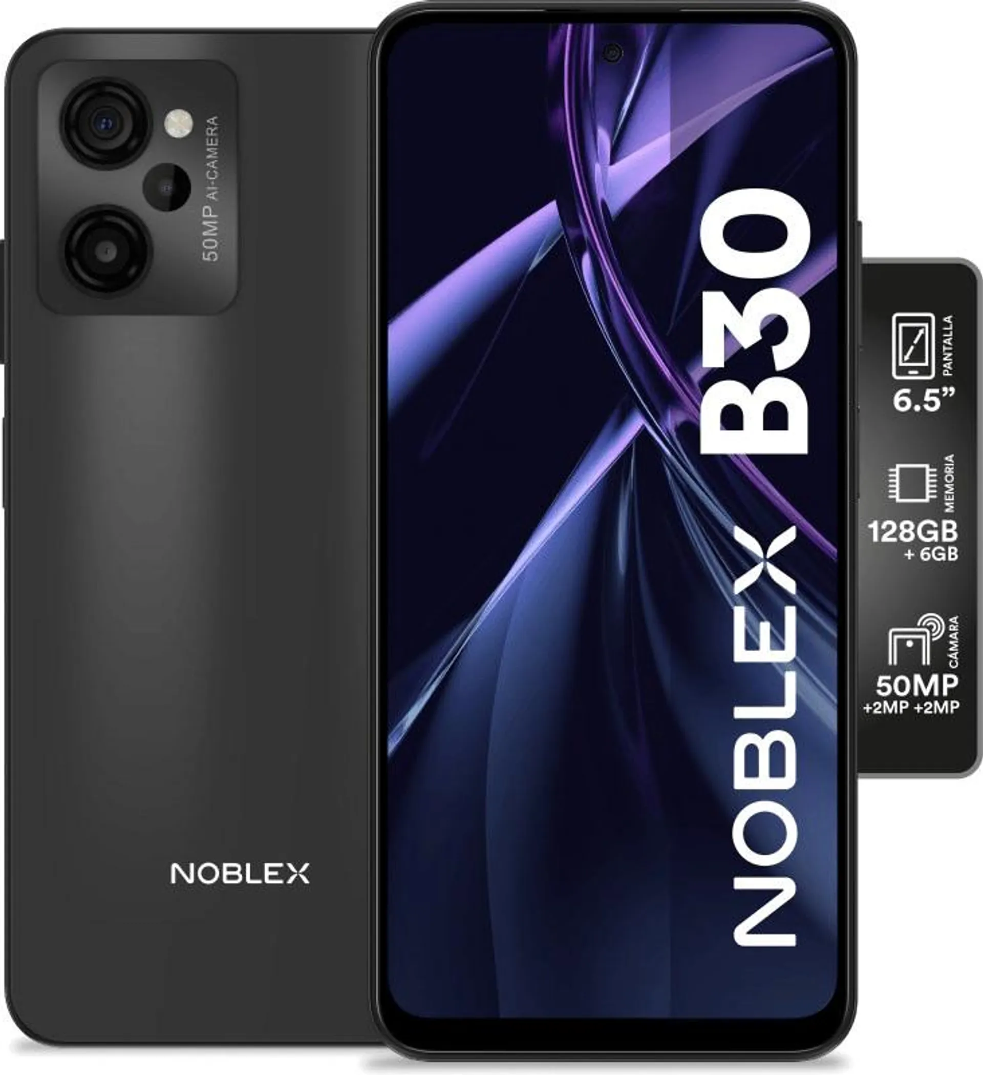 Celular Noblex NB30 6GB 128GB Negro