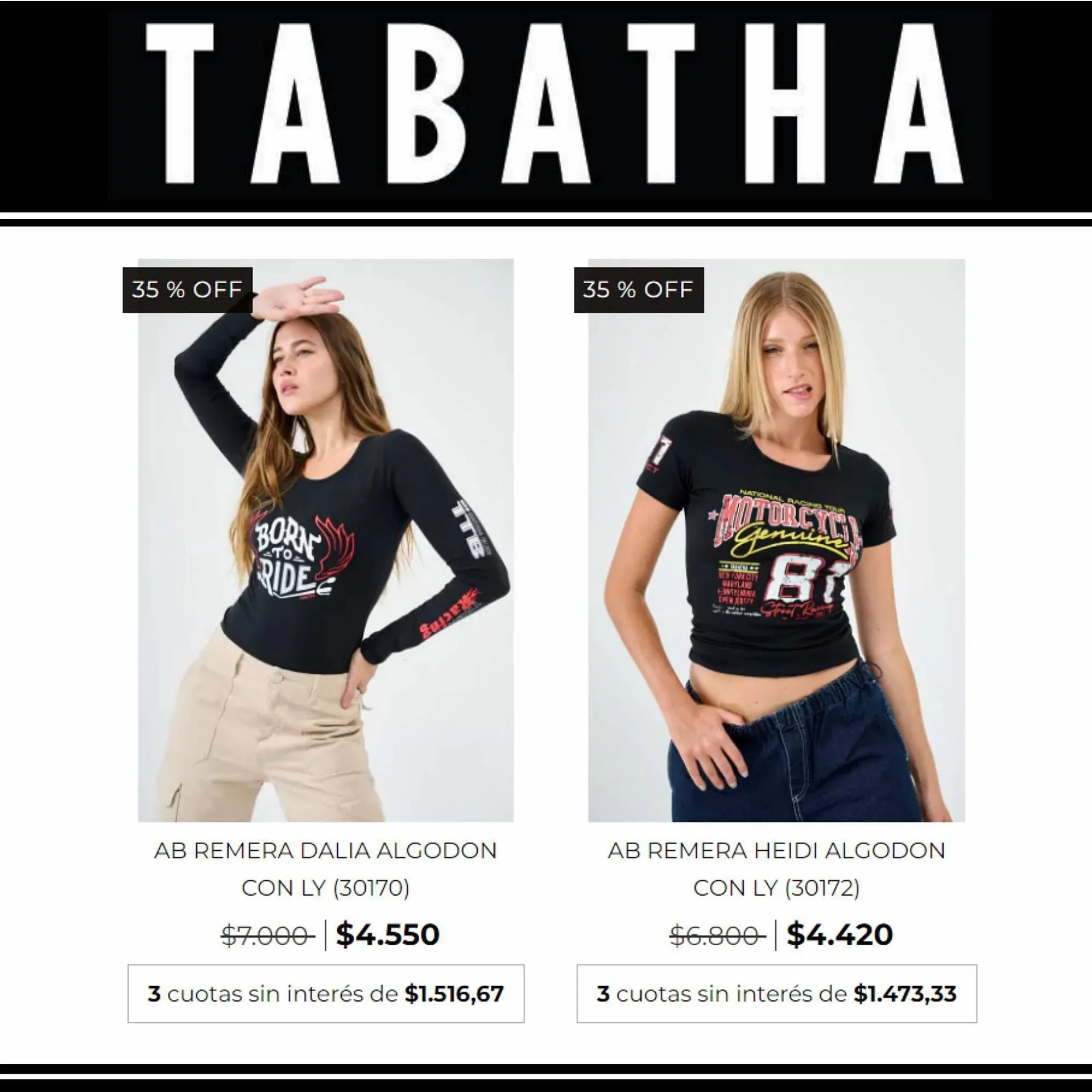 Catálogo Tabatha - 2