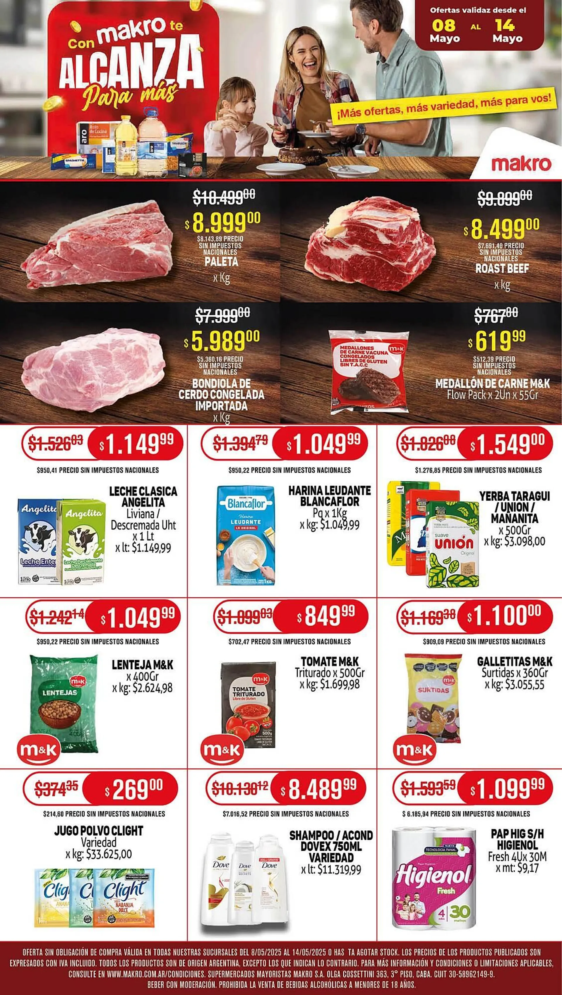 Ofertas de Catálogo Makro 8 de mayo al 14 de mayo 2025 - Página 1 del catálogo