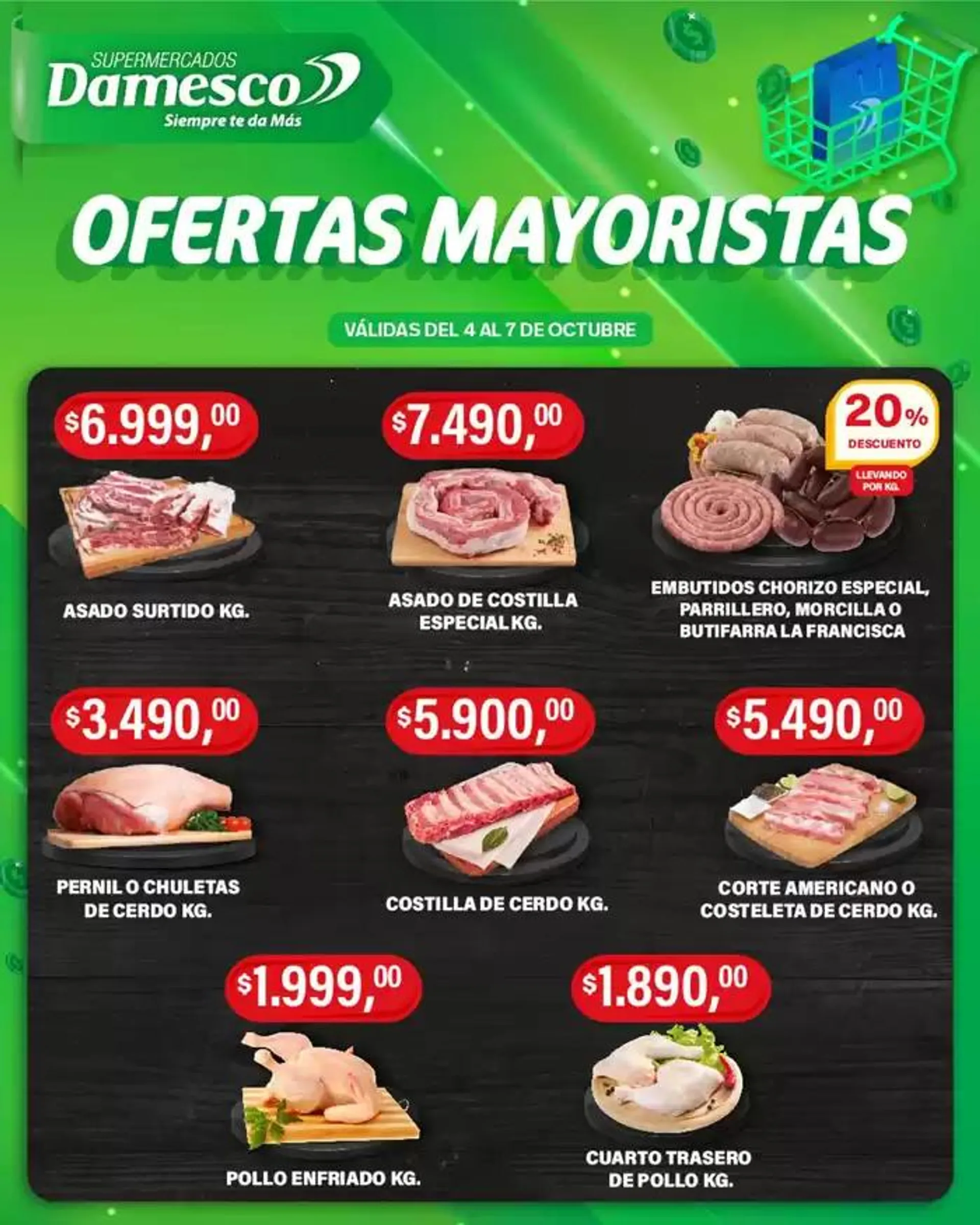 Ofertas de Ofertas Supermercados Damesco 5 de octubre al 19 de octubre 2024 - Página 1 del catálogo