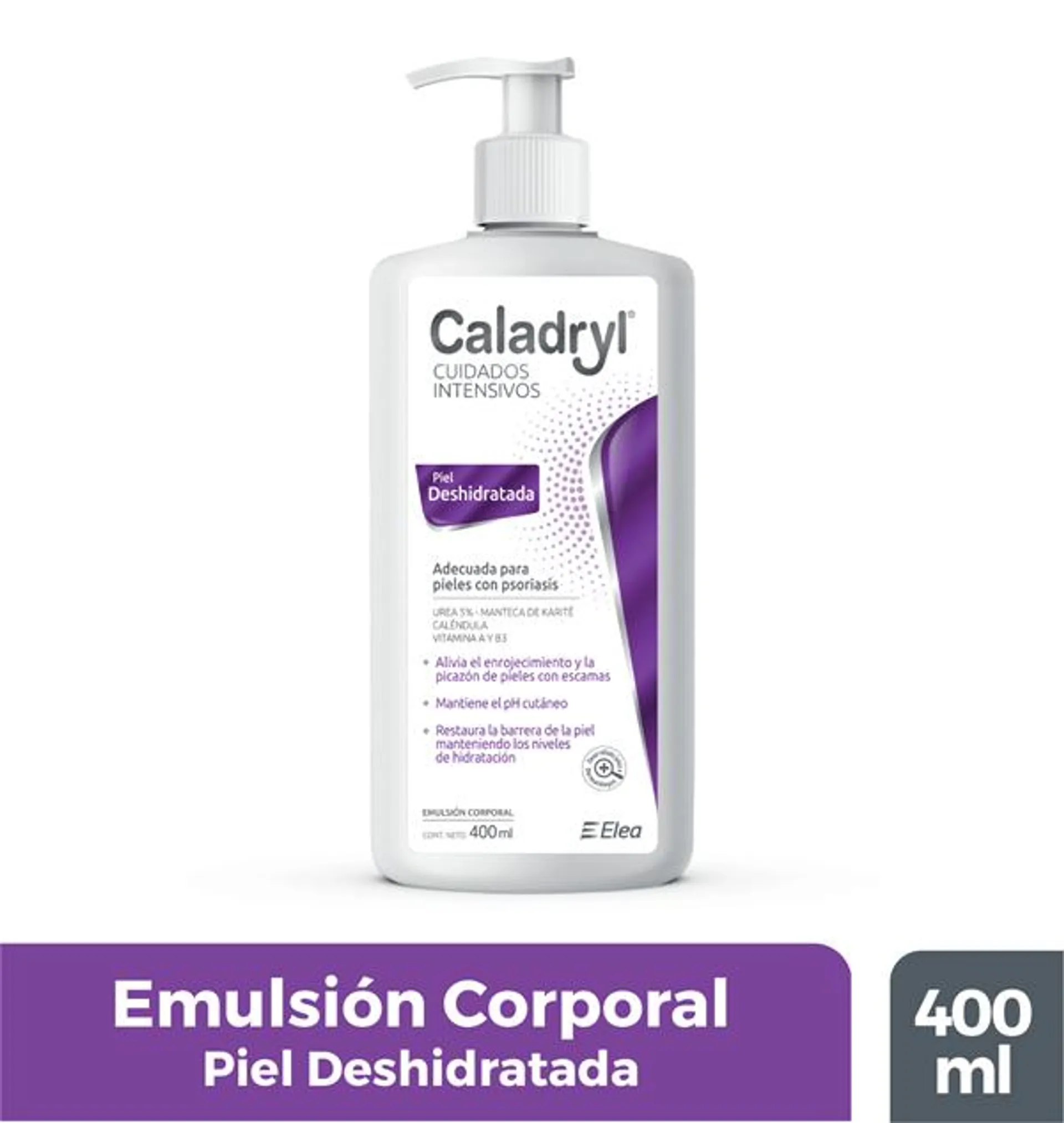 Caladryl Cuidados Intensivos Piel Deshidratada Emul. 400 ml