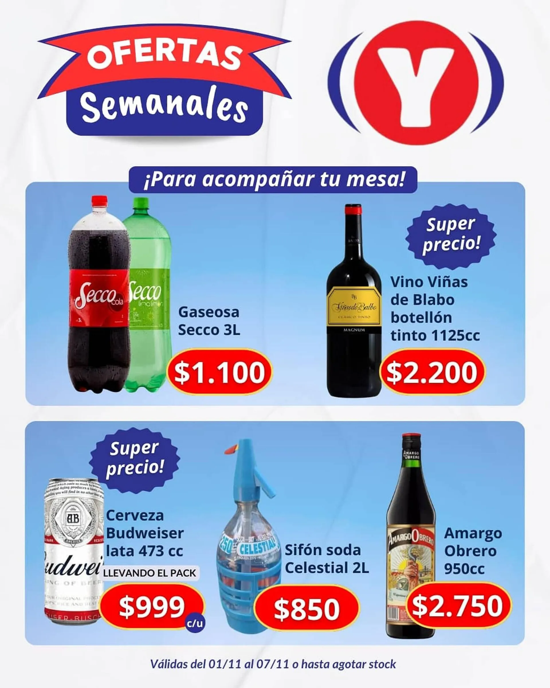 Ofertas de Catálogo Yaguane Supermercados 1 de noviembre al 7 de noviembre 2024 - Página 2 del catálogo