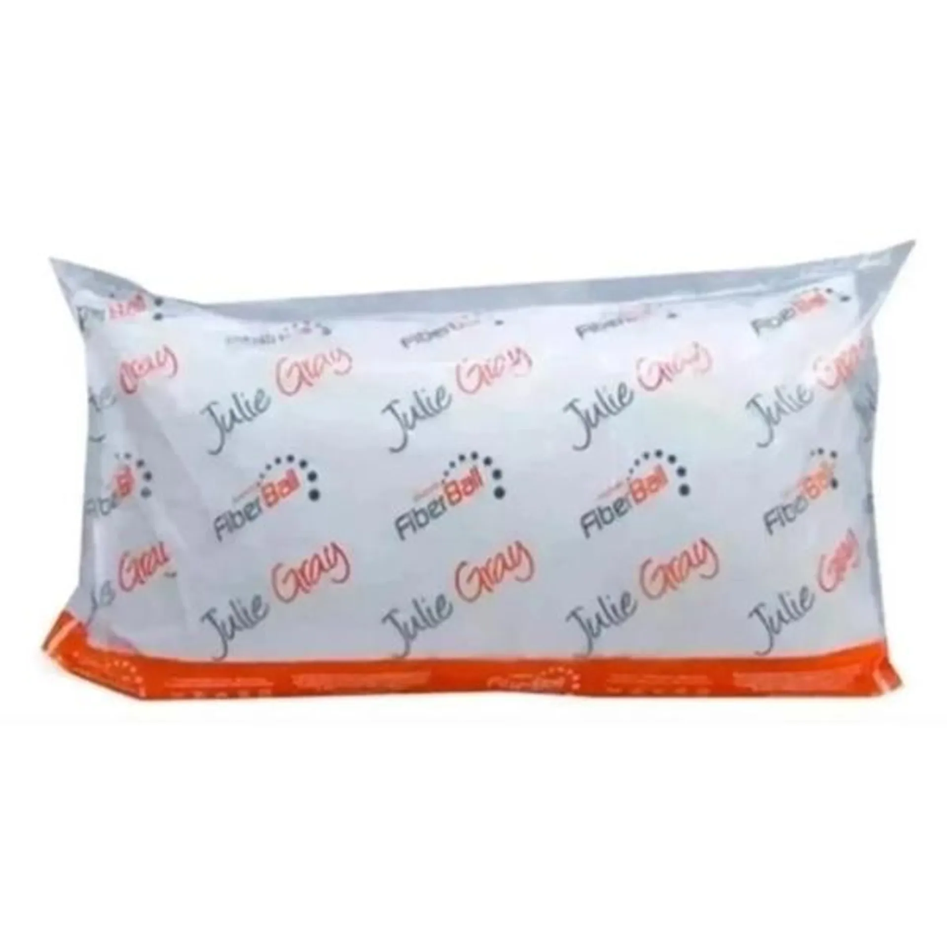 Almohada Fiberball Julie Grey Fibra Siliconada 70 X 40