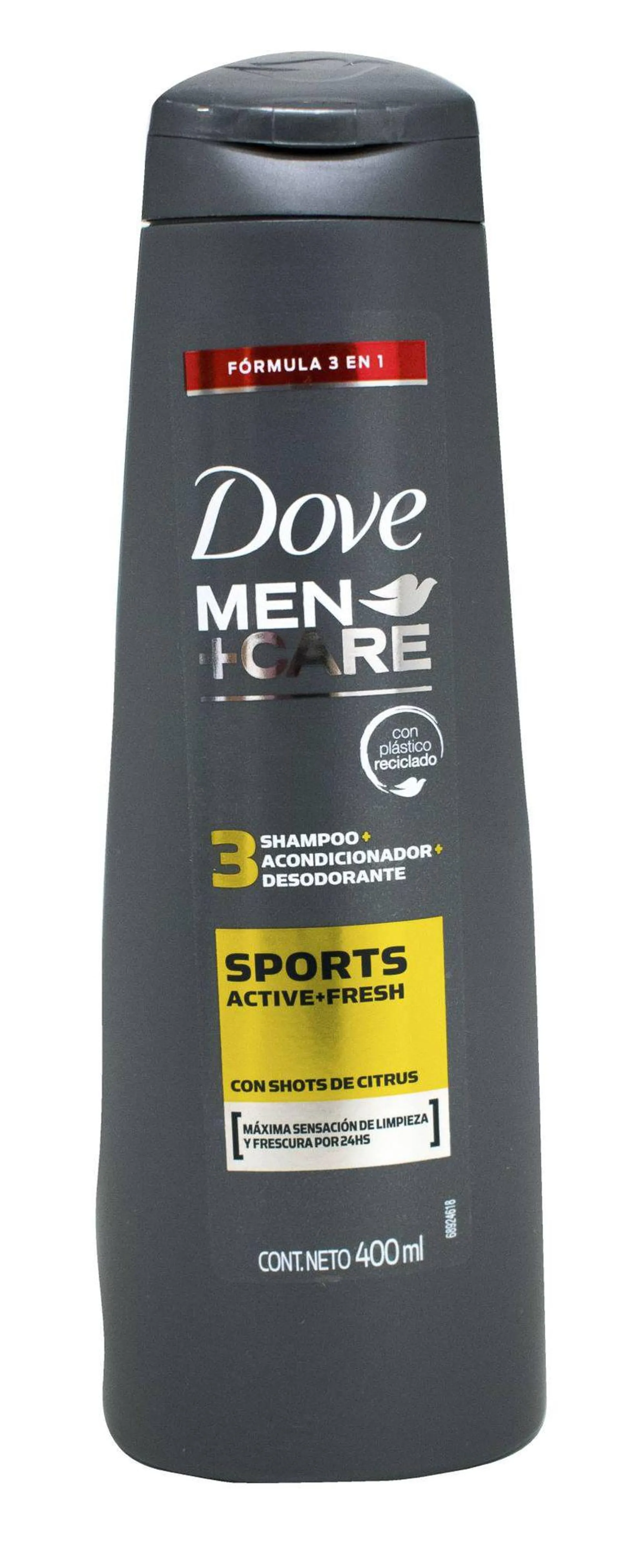 Shampoo Dove 3EN1 Sport Activ+Fresh 400ml