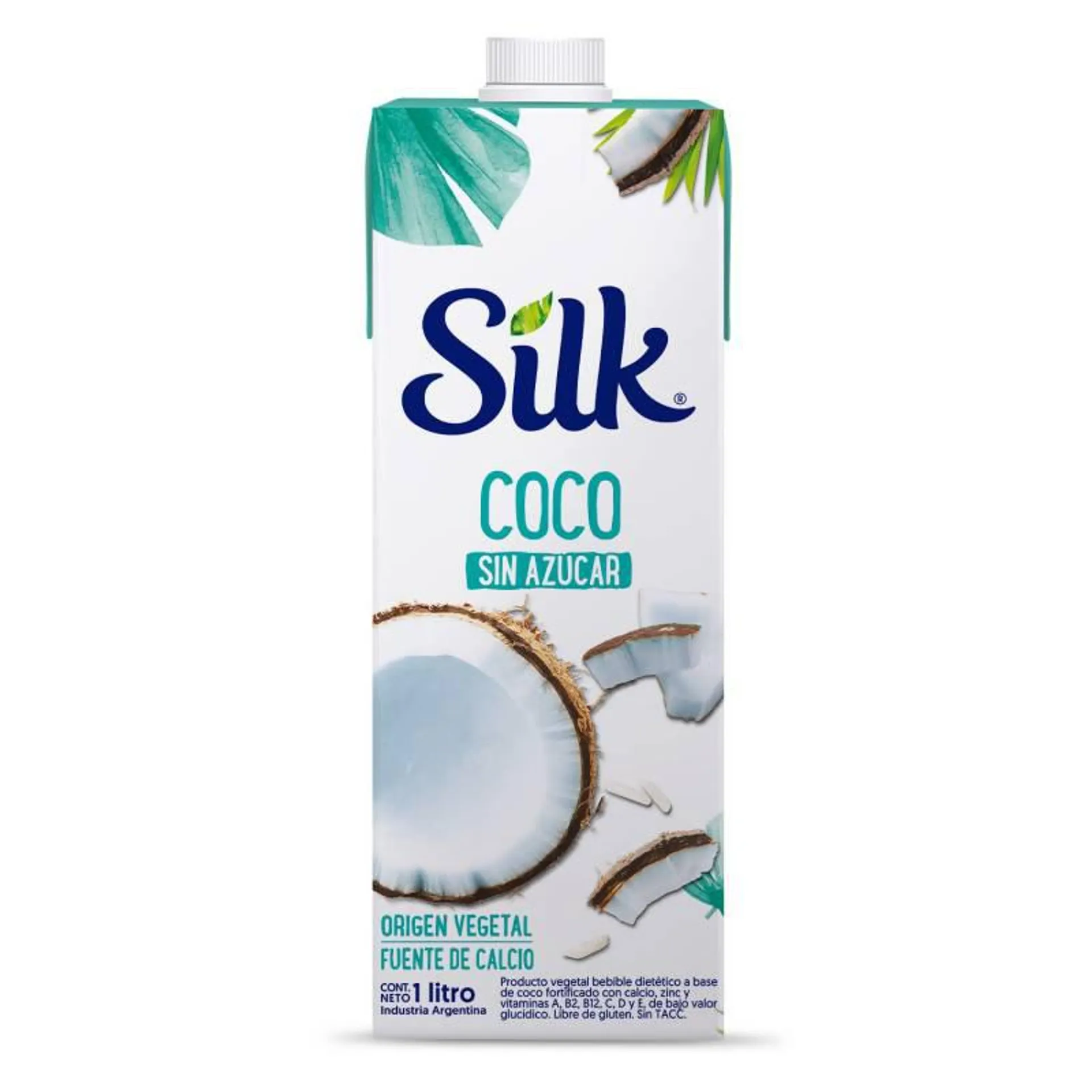 Producto Vegetal Coco sin Azúcar Silk x 1 Lt.