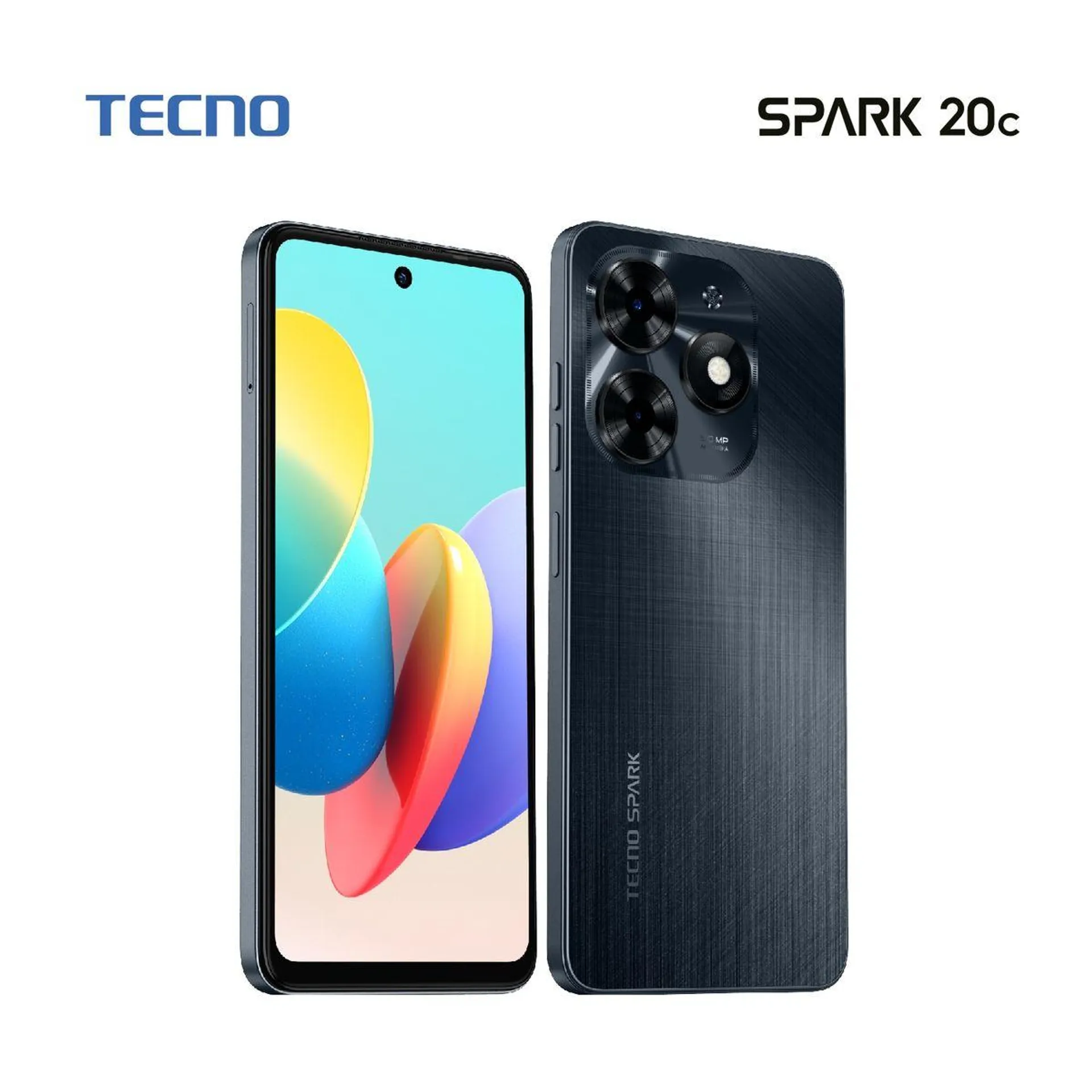 Celular Tecno Mobile Tecno Spark 20c Black 4/256gb 6.56"