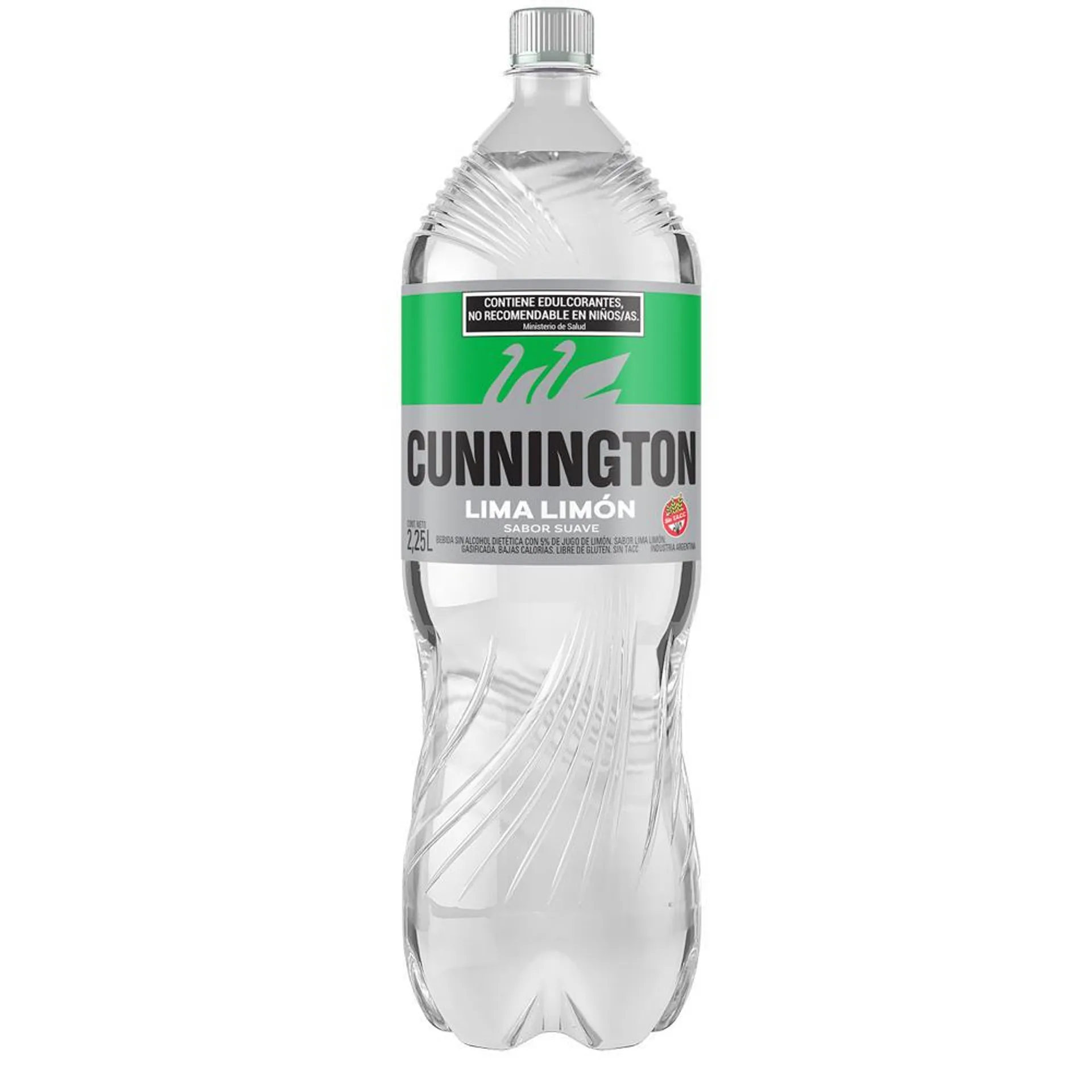 Gaseosa Lima Limón Sabor Suave Cunnington 2250ml