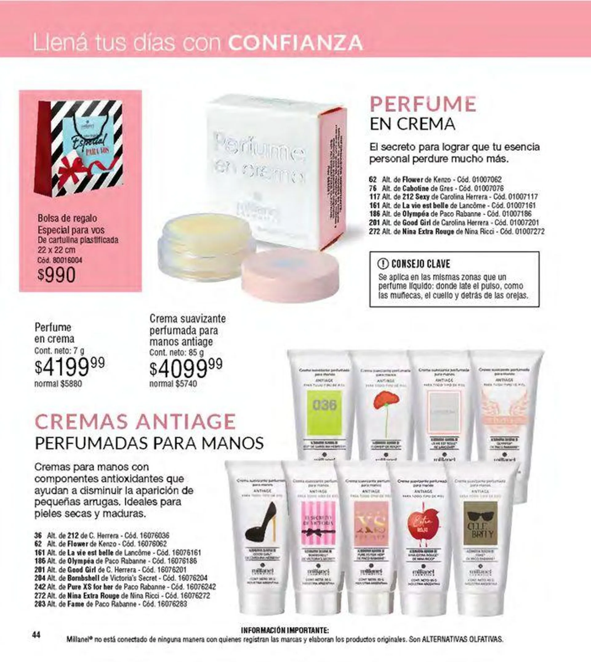 Ofertas de Catálogo Cosmeticos Millanel C8/24 5 de julio al 28 de julio 2024 - Página 44 del catálogo