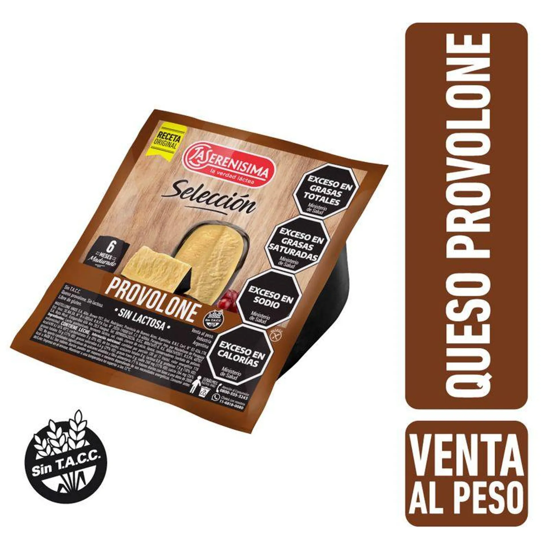 Queso Provolone La Serenisima X Kg