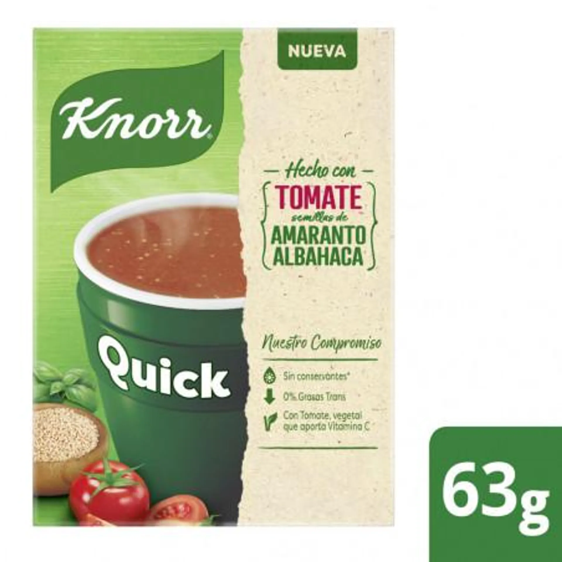 SOPA KNORR QUICK TOMATE 60 GRS