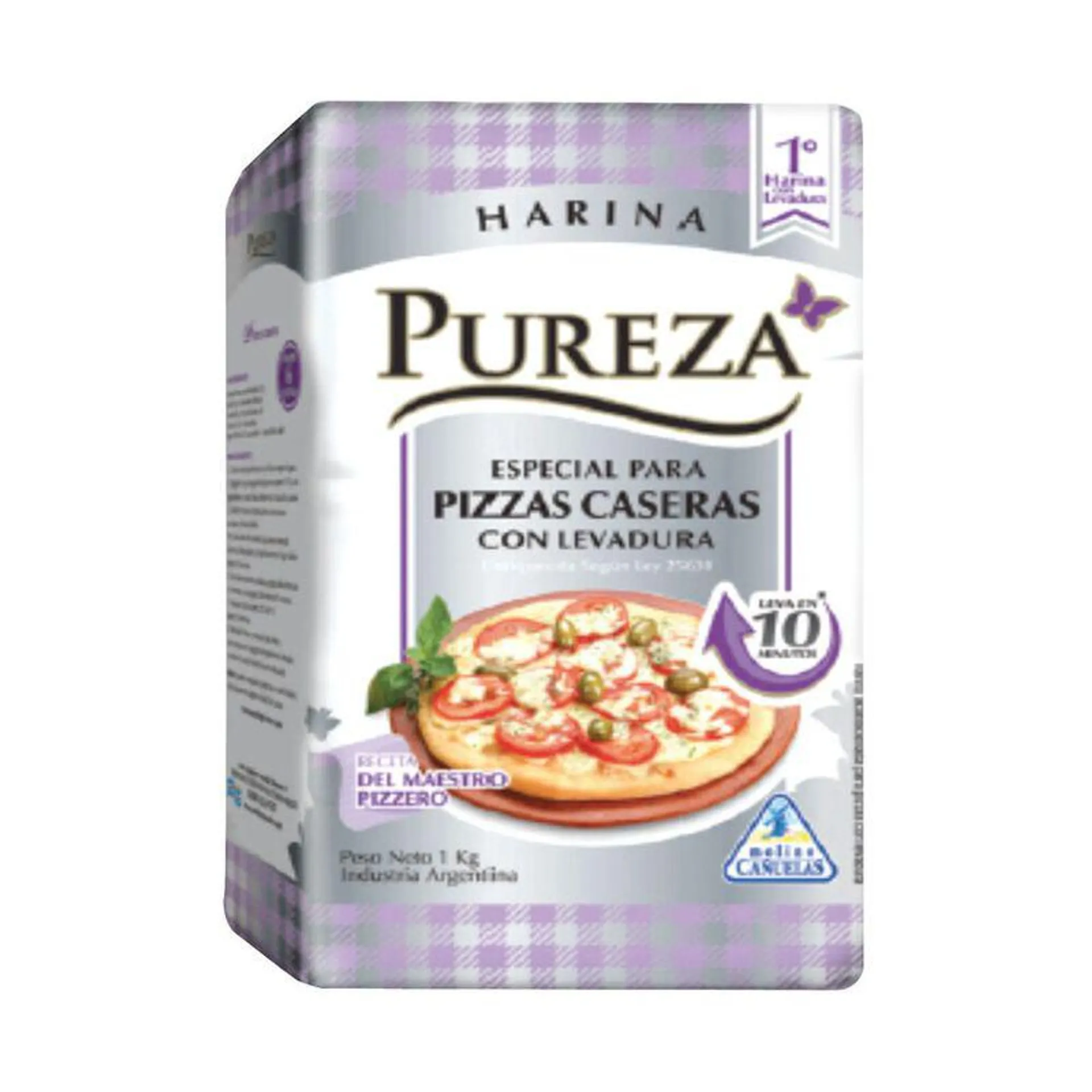 Harina Pureza especial para pizzas 1 kg.