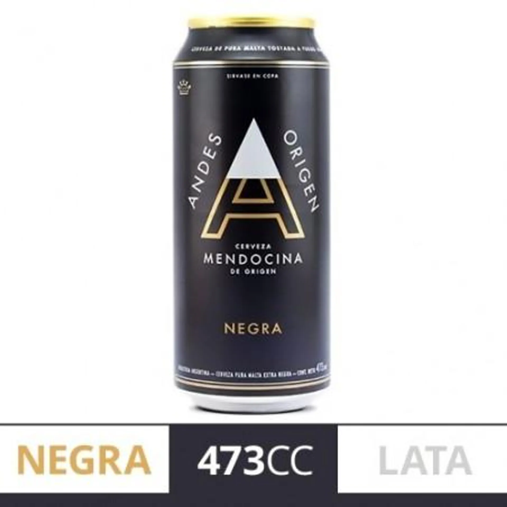 CERVEZA ANDES ORIGEN NEGRA 473 CC.