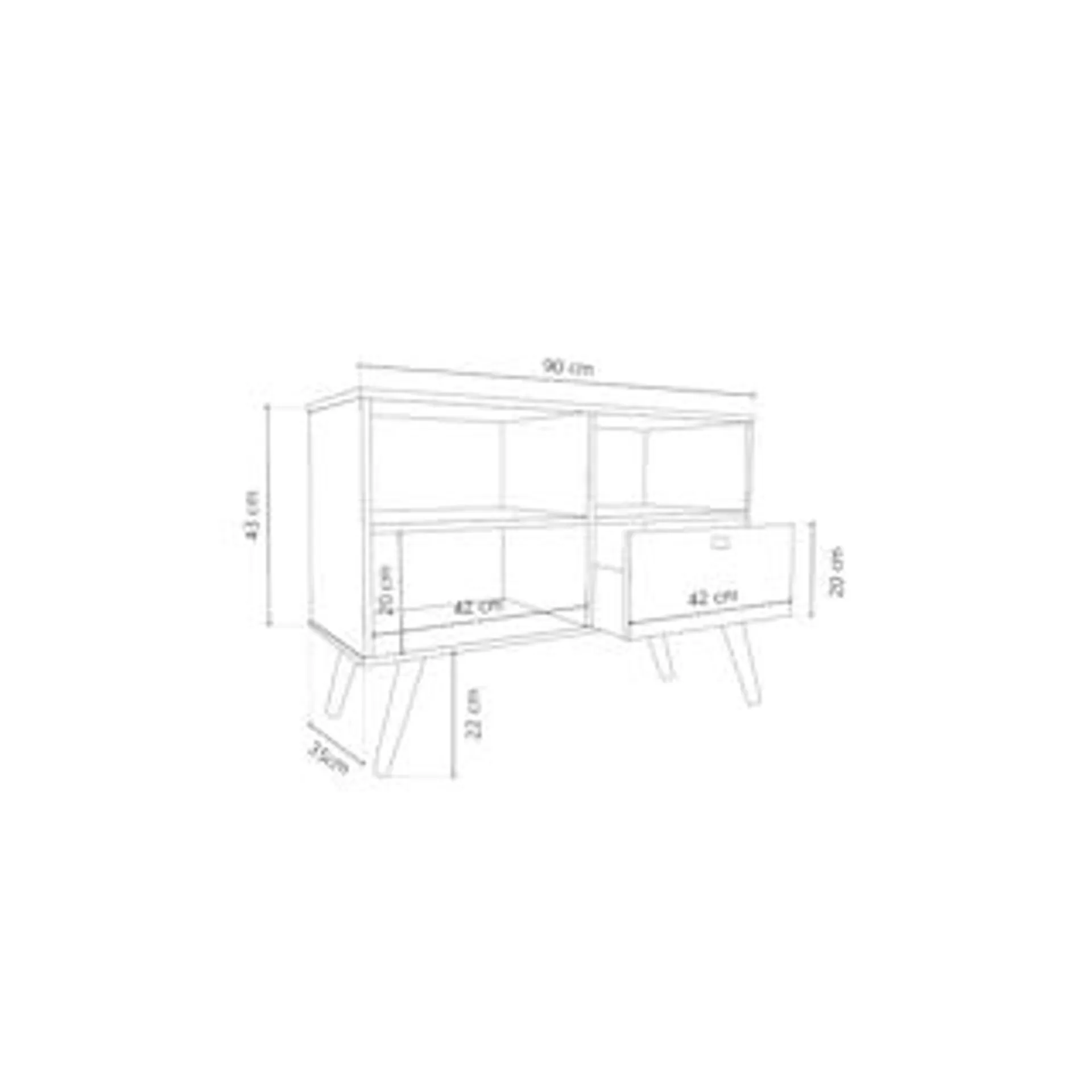 Modular Delos Dl880Nbgs Rack 65X90X35 1C 3Est Nebraska