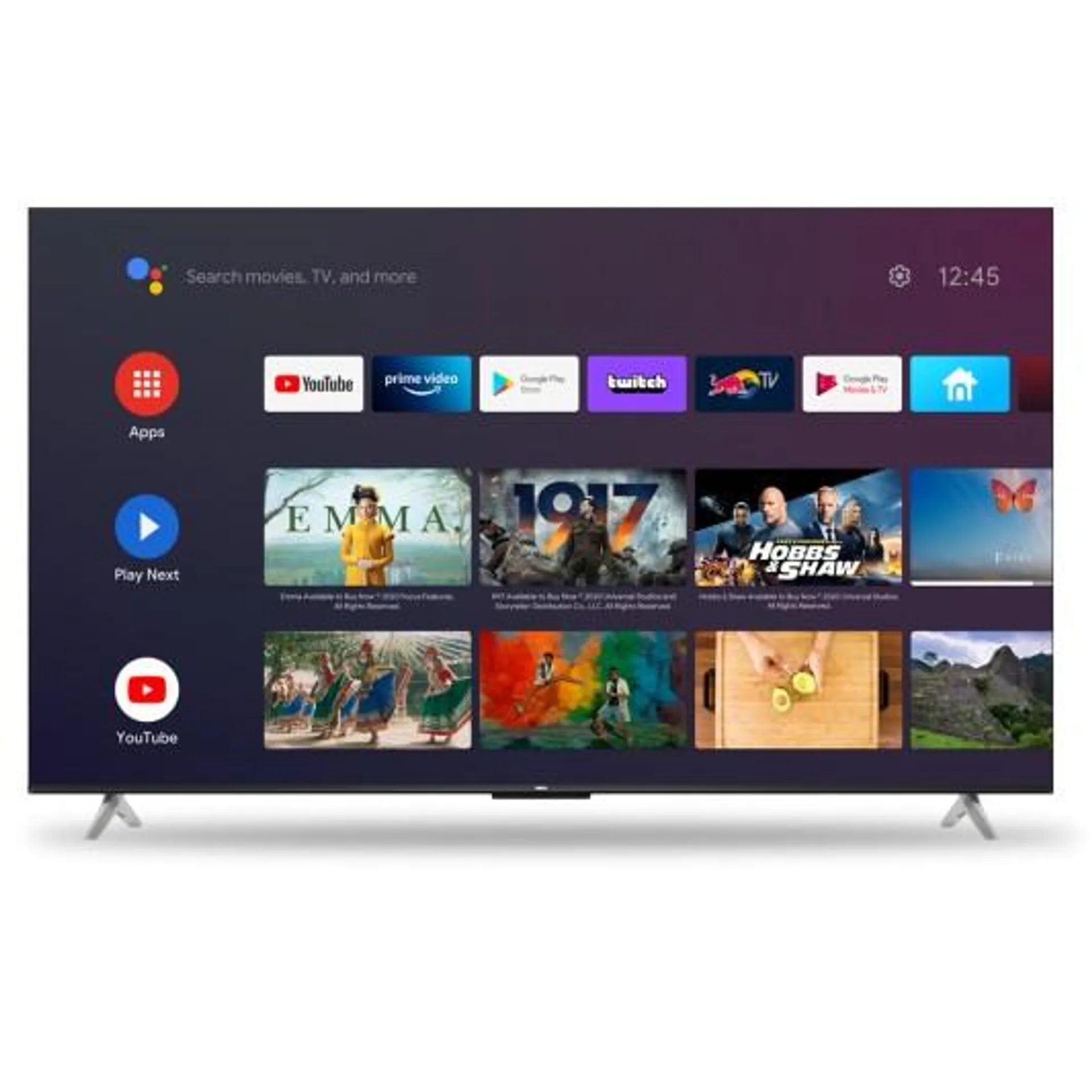 R.C.A. TV LED 55" AND55-P6UHD-F GOOGLE 4K HDMI USB SINTONIZADOR TDA