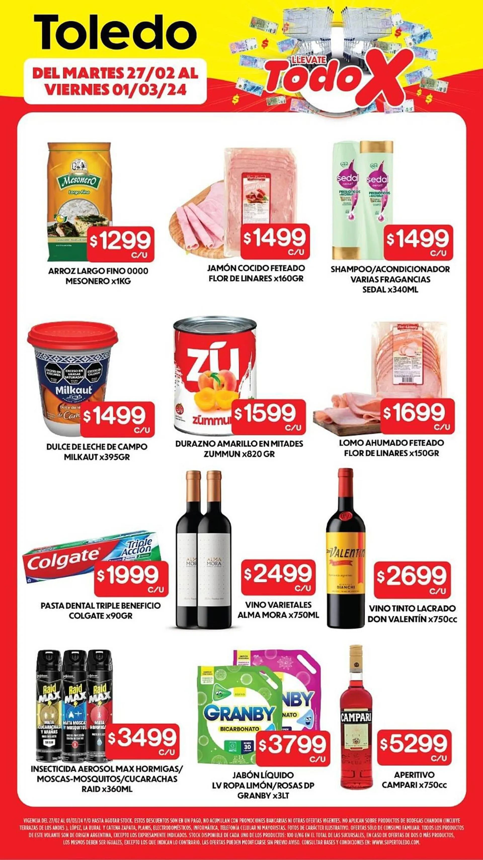 Ofertas de Catálogo Supermercados Toledo 28 de febrero al 1 de marzo 2024 - Página  del catálogo
